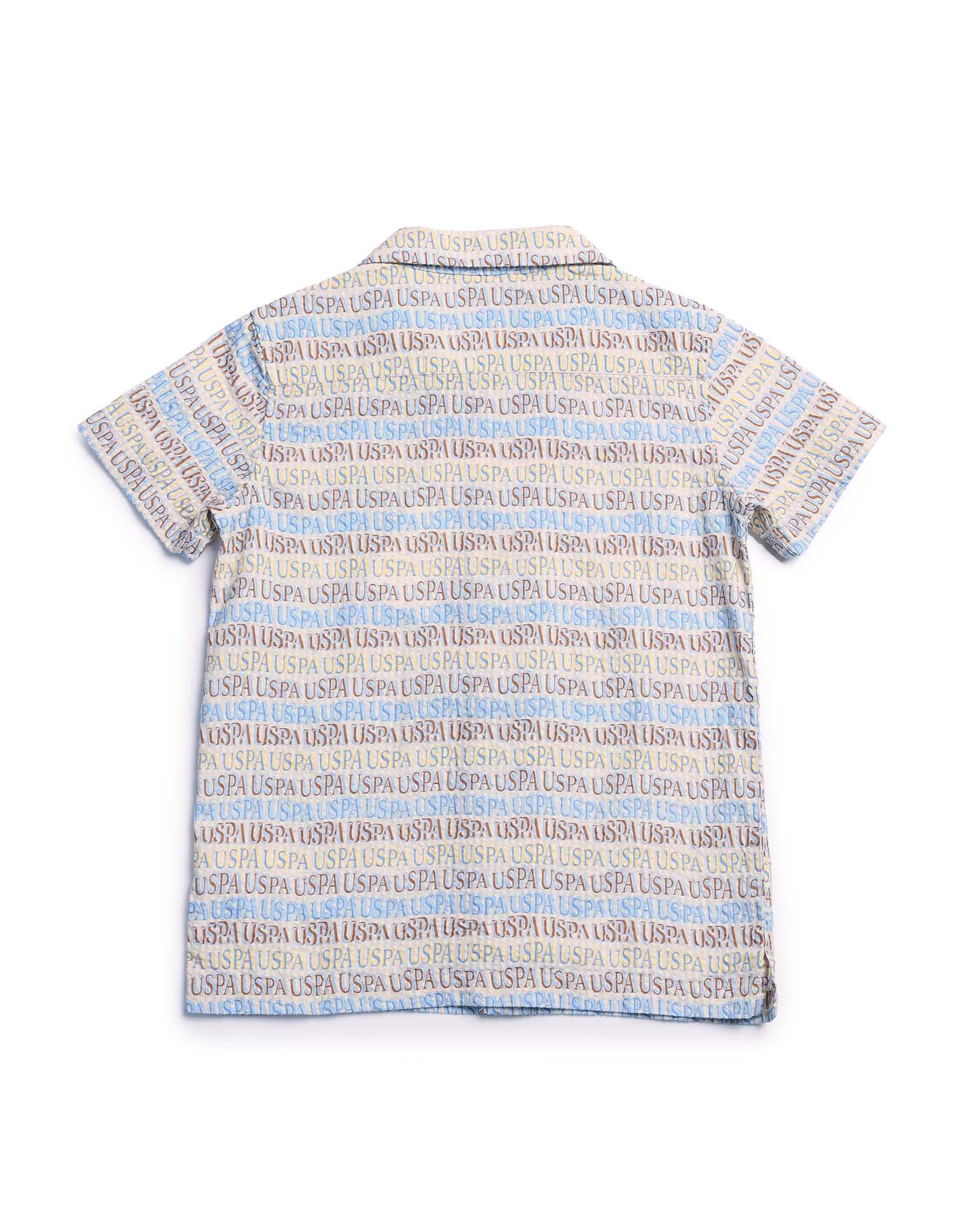 Boys Brand Printed Regular Fit Shirt Multi - U.S. POLO ASSN. | Large