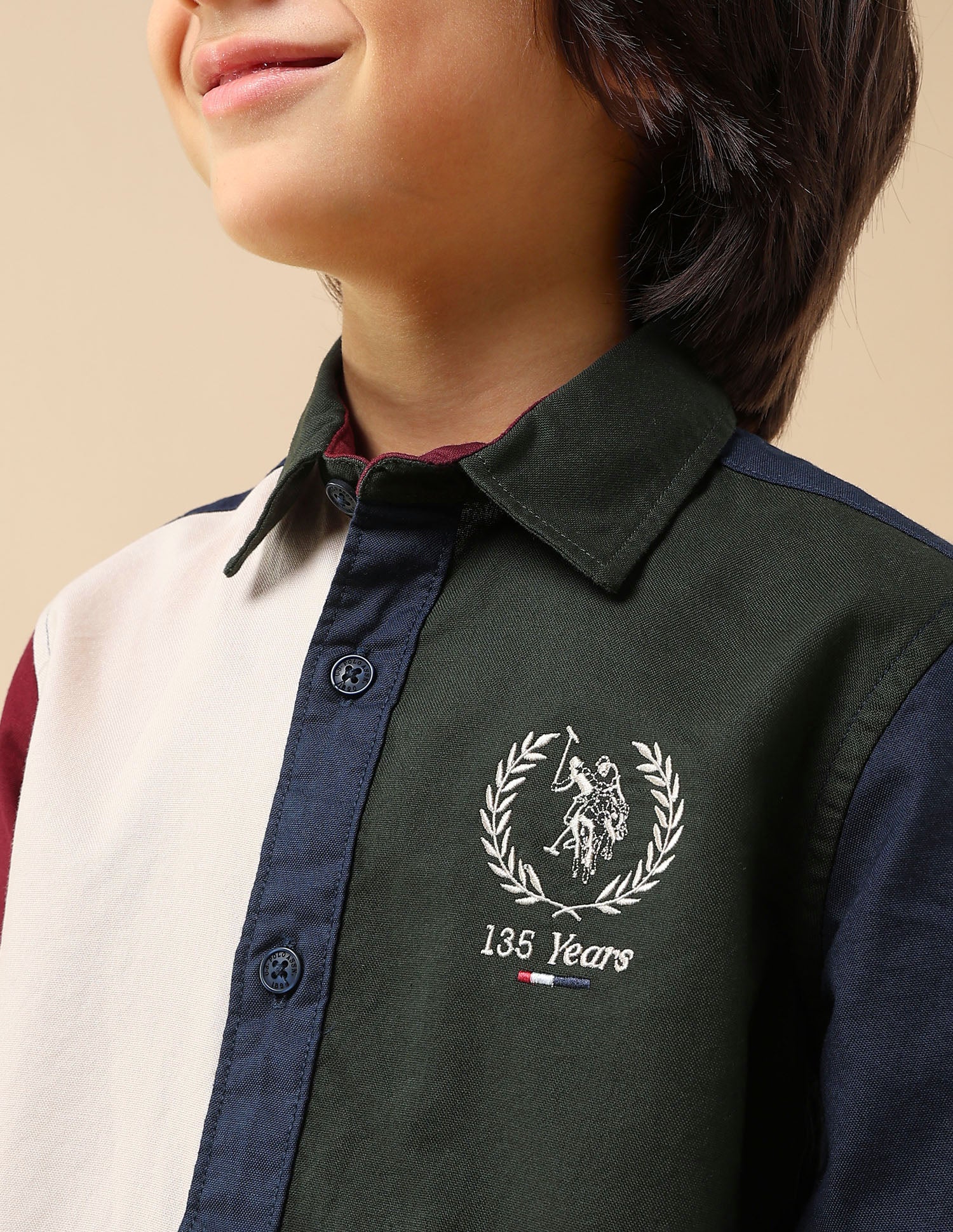 Boys Colourblocked Oxford Shirt Multi4 - U.S. POLO ASSN. | Large