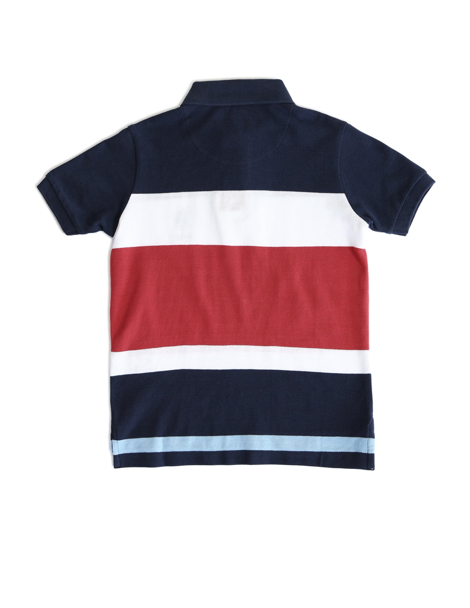 Boys Colour Block Regular Fit Polo Shirts Navy - U.S. POLO ASSN. | Large