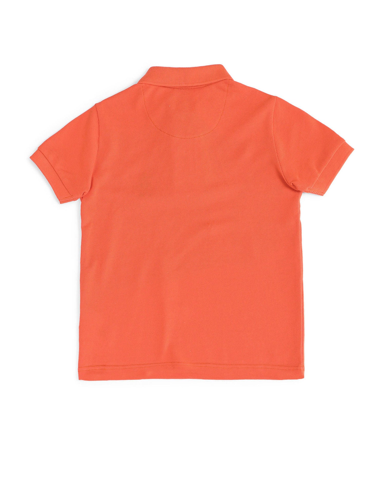 Boys Pure Cotton Regular Polo Shirt Orange - U.S. POLO ASSN. | Large