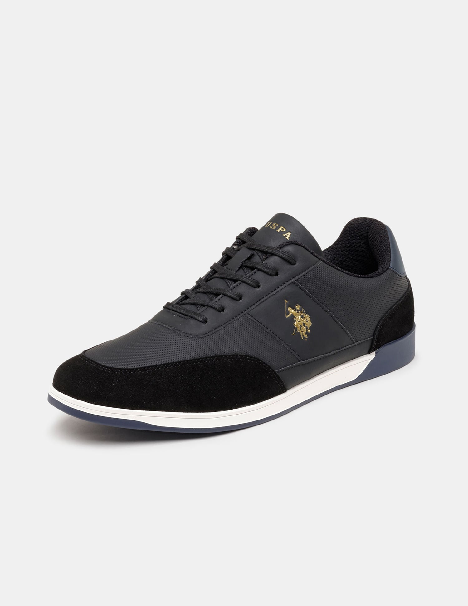 Men Moreno Smart Casuals Sneakers Black - U.S. POLO ASSN. | Large