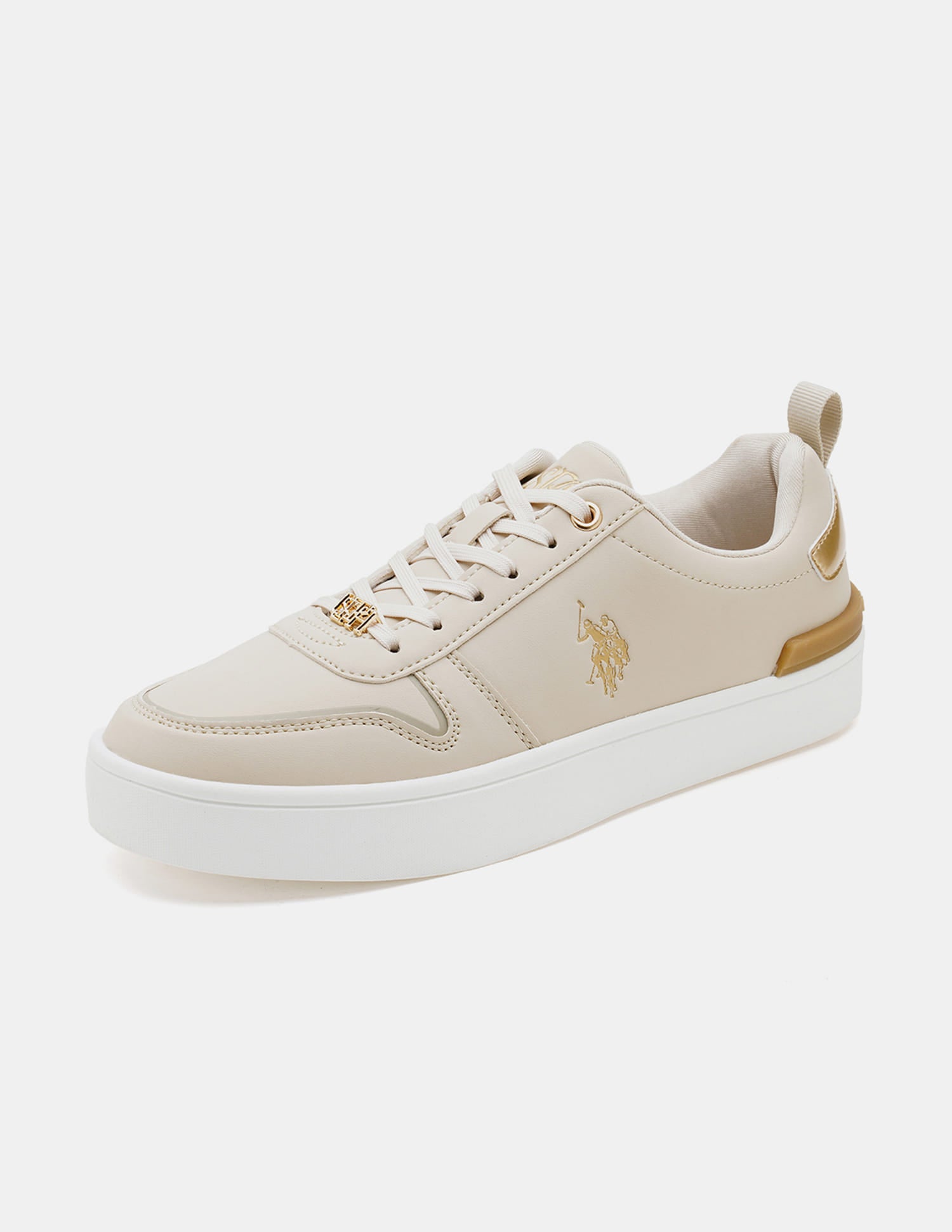 Women Arya 3.0 Low Top Sneakers Beige - U.S. Polo Assn. India | Large