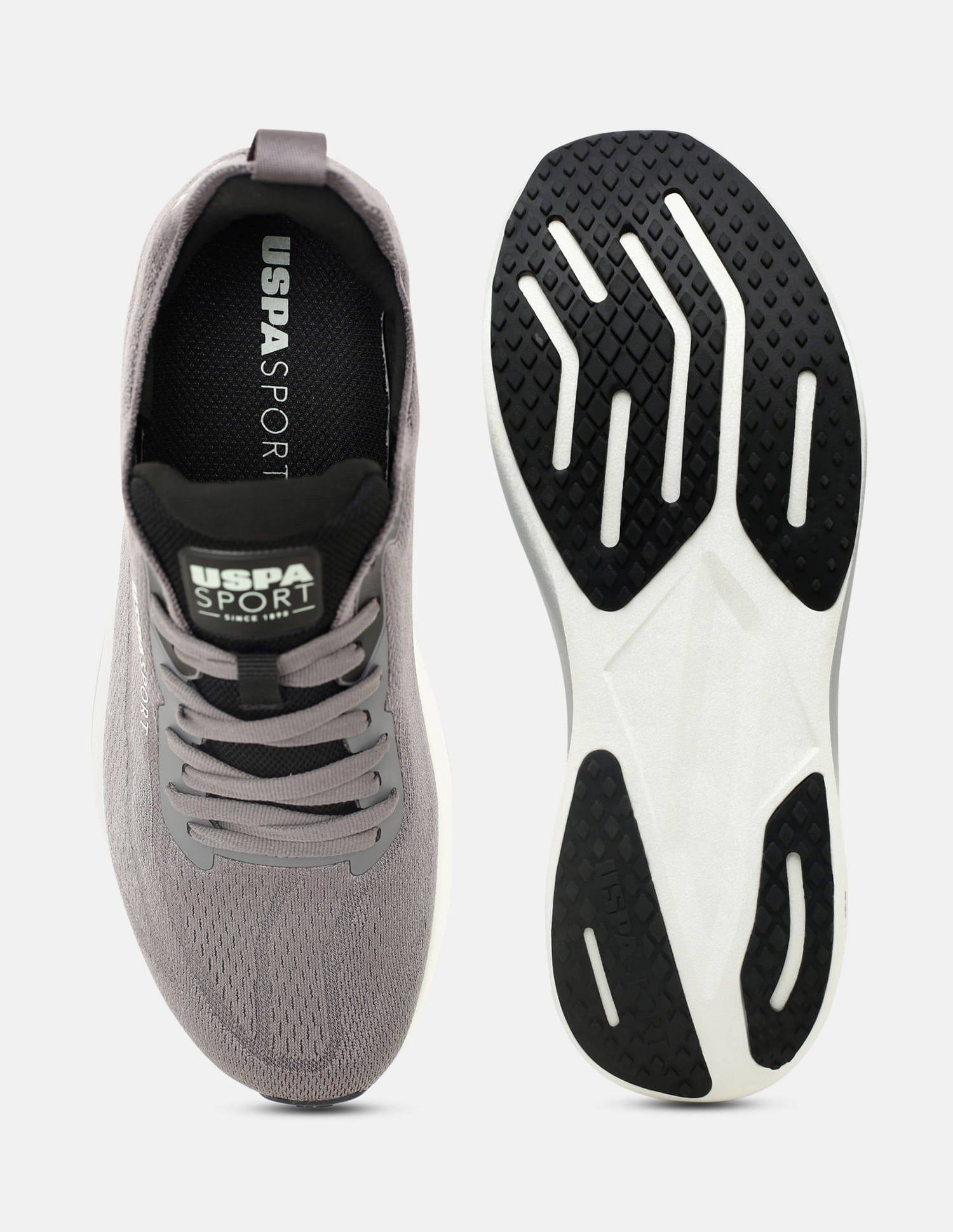 Field Pro 4 Lace-Ups Running Shoes Dark Grey - U.S. Polo Assn. India | Large