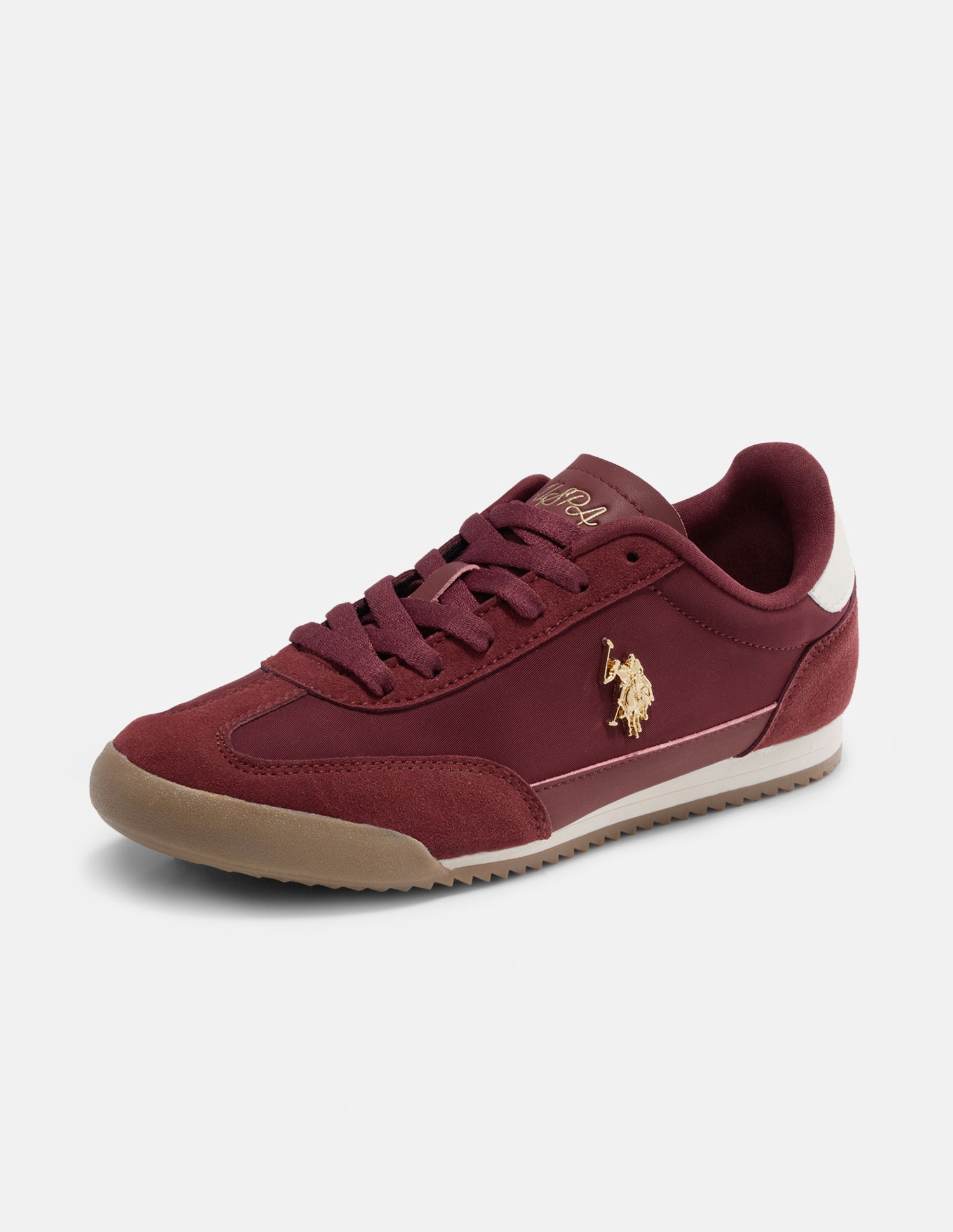 Gia Lace-Ups Sneakers Burgundy - U.S. Polo Assn. India | Large