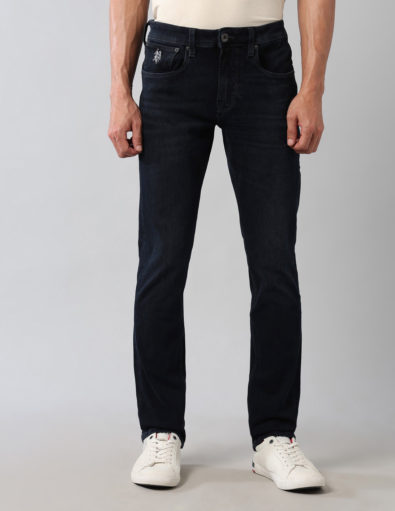 Bi Stretch Regallo Skinny Fit Blue Authentic Jeans Dark Blue - U.S. Polo Assn. India | Large