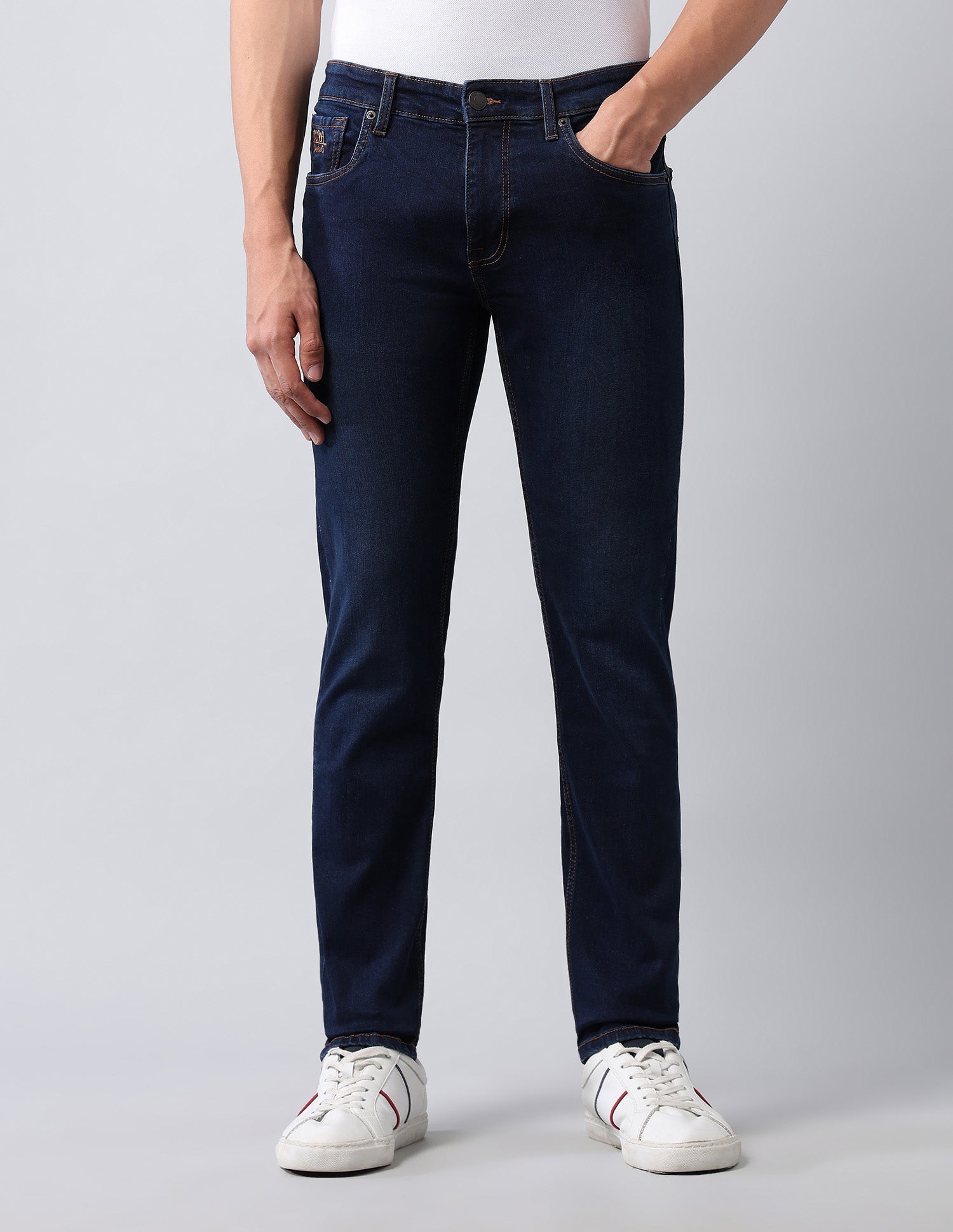 Regallo Skinny Fit Blue Jeans Blue - U.S. Polo Assn. India | Large