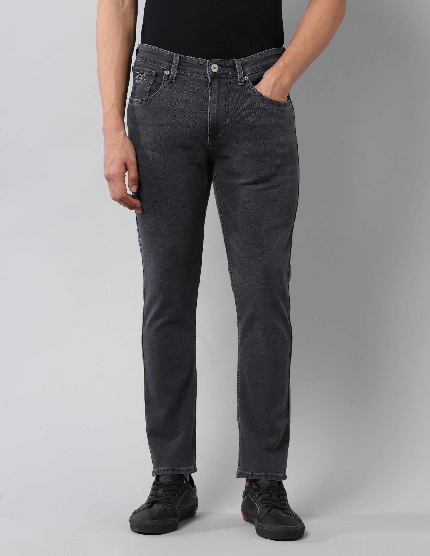 Henry Tapered Fit Grey Jeans Grey - U.S. POLO ASSN. | Large