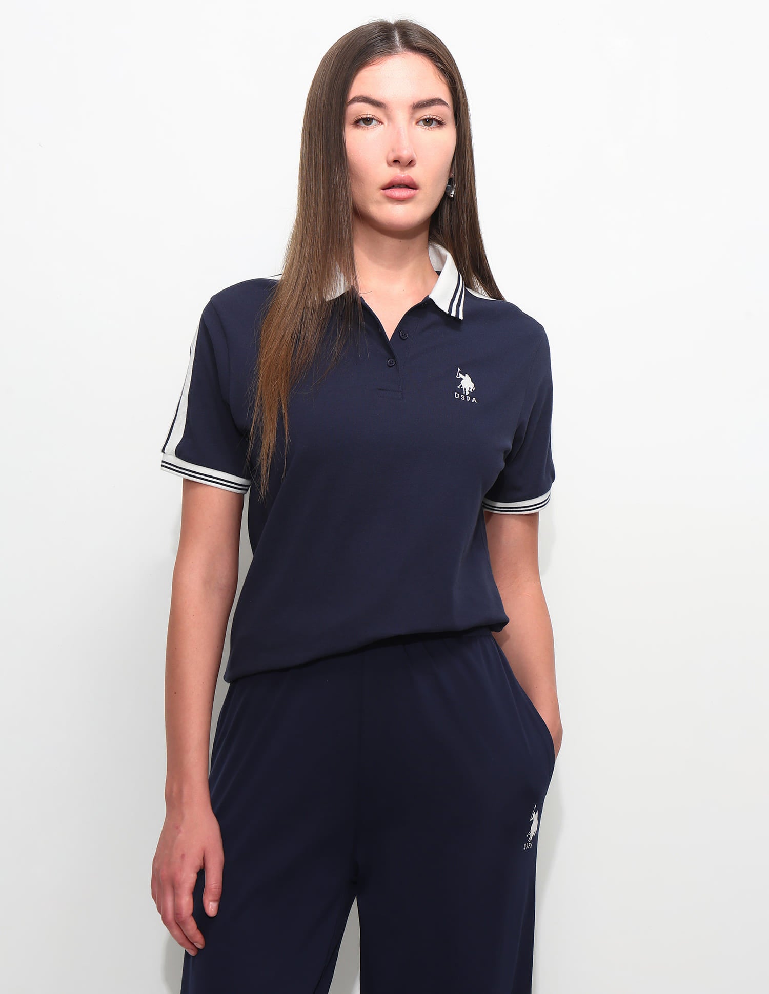 Relaxed Fit Solid Polo Shirt Multi-colour - U.S. Polo Assn. India | Large