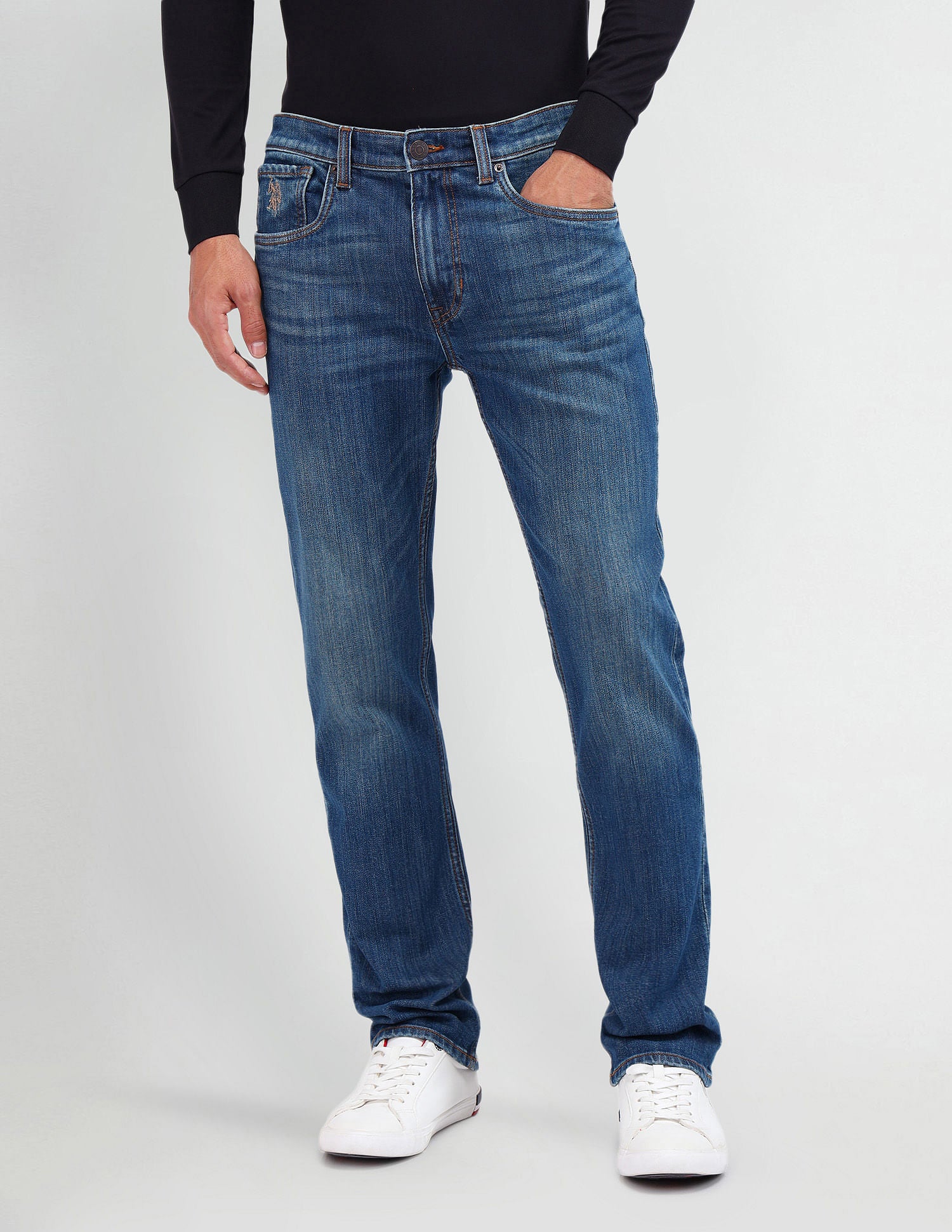 Harold Slim straight Fit Jeans Blue - U.S. POLO ASSN. | Large