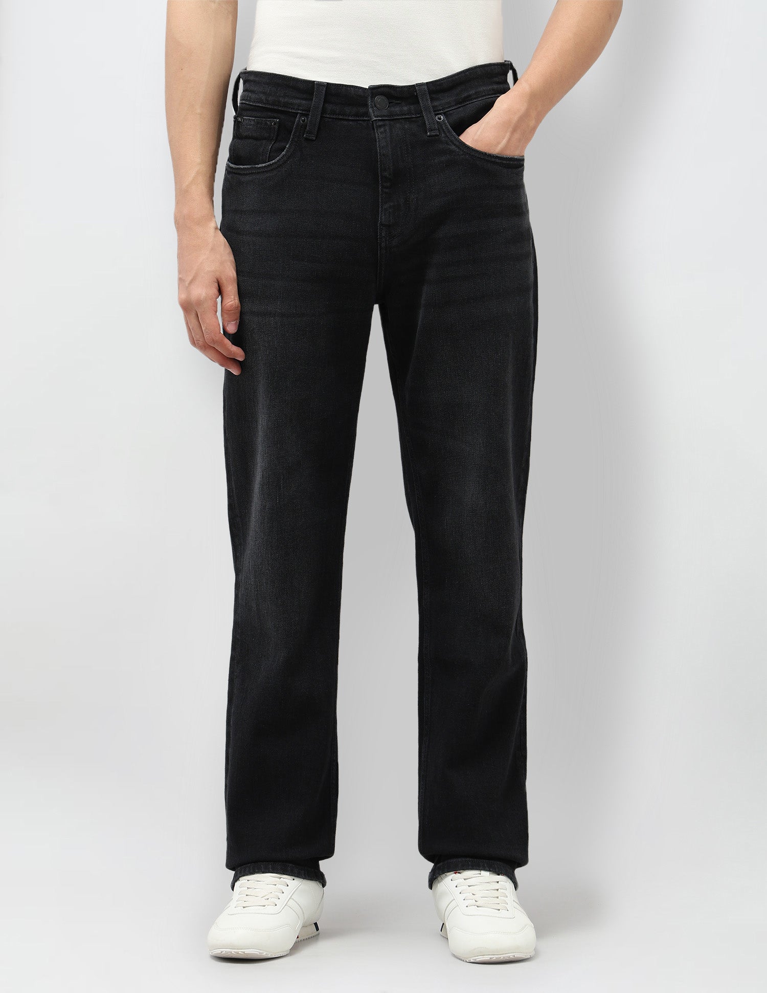 Shawn Relaxed Fit Grey Jeans Dark Grey - U.S. POLO ASSN. | Large