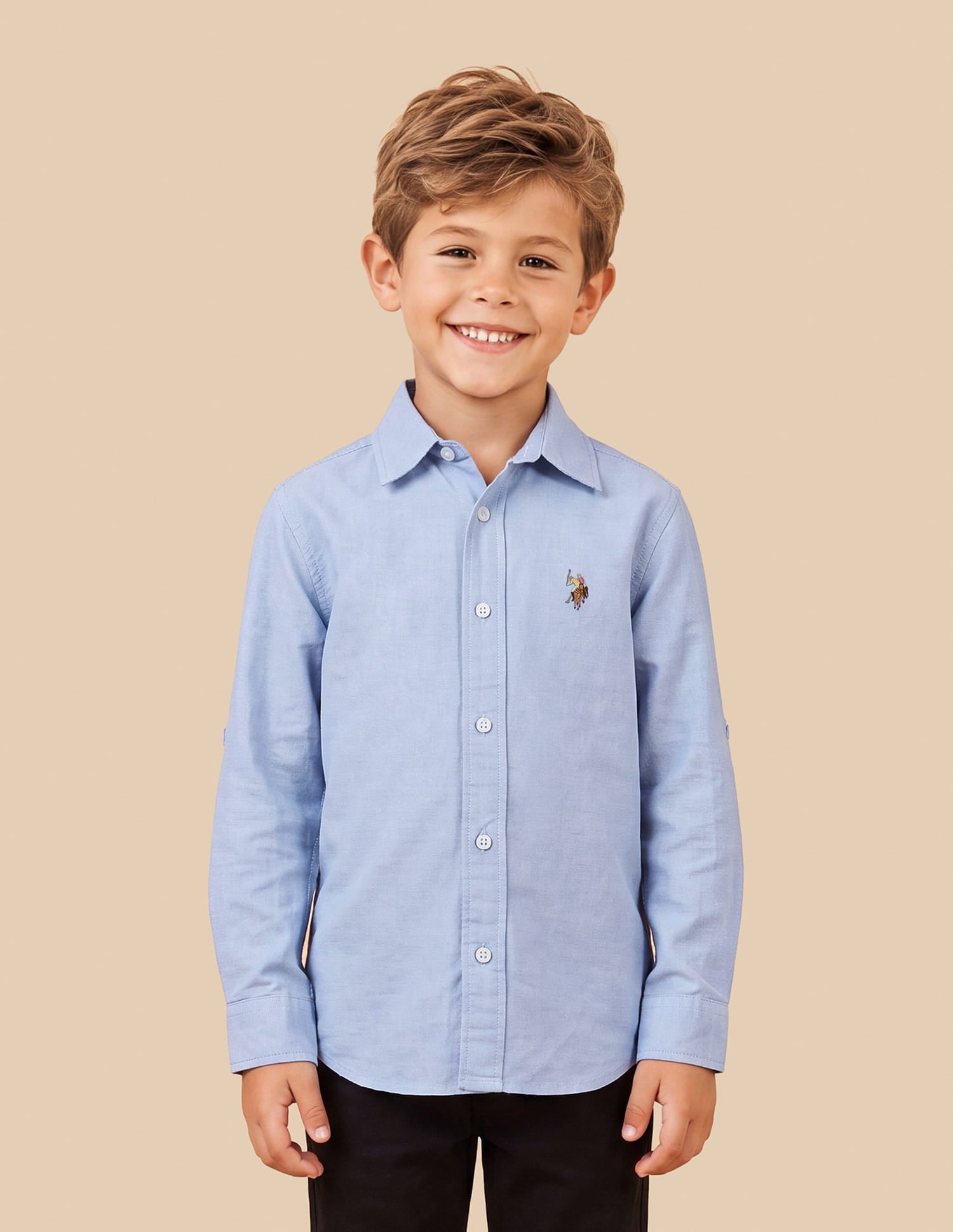 Corduroy Regular Fit Shirt Purple - U.S. Polo Assn. India | Large