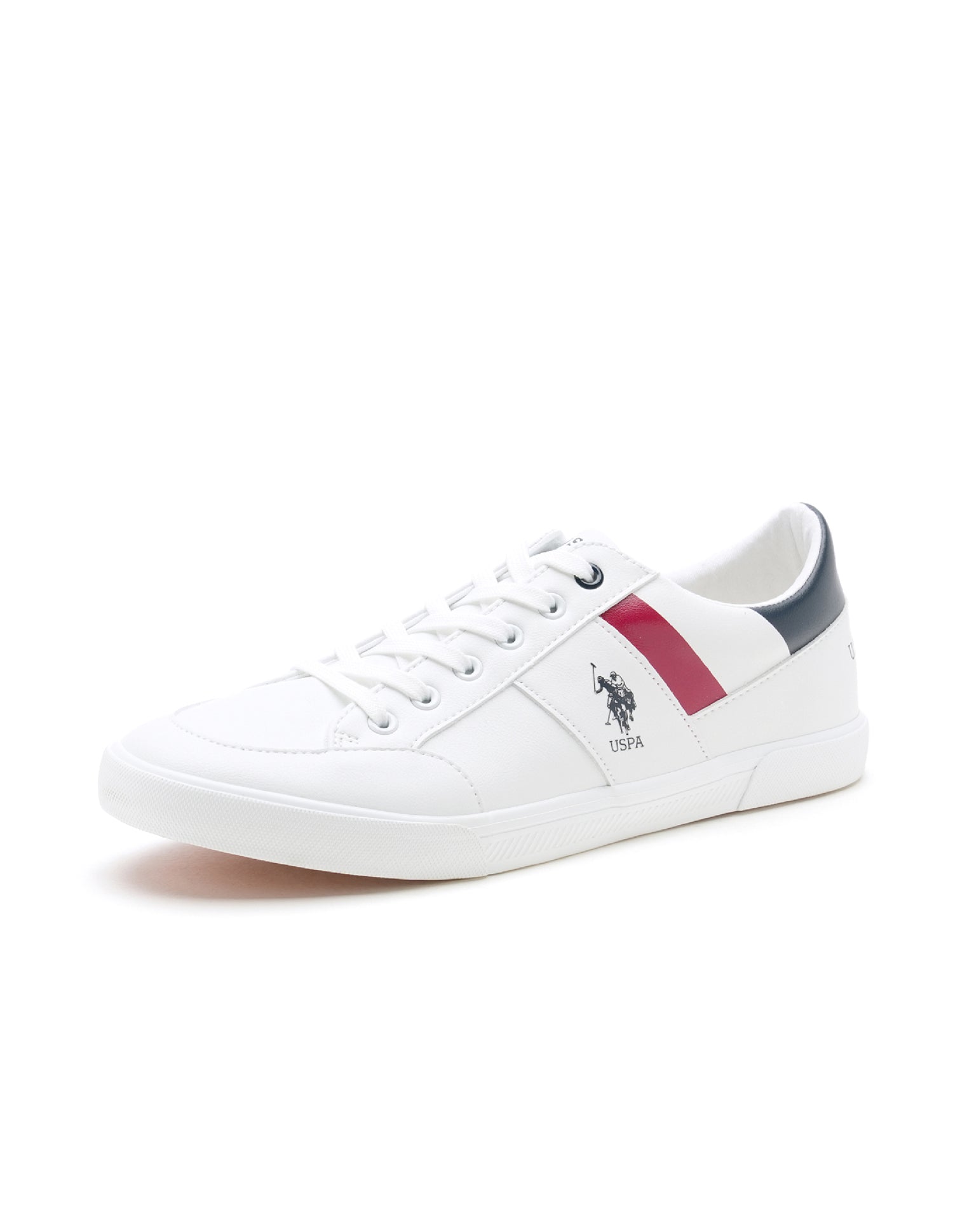 Men Lace-Ups Round Toe Narlin 3.0 Sneakers White - U.S. Polo Assn. India | Large