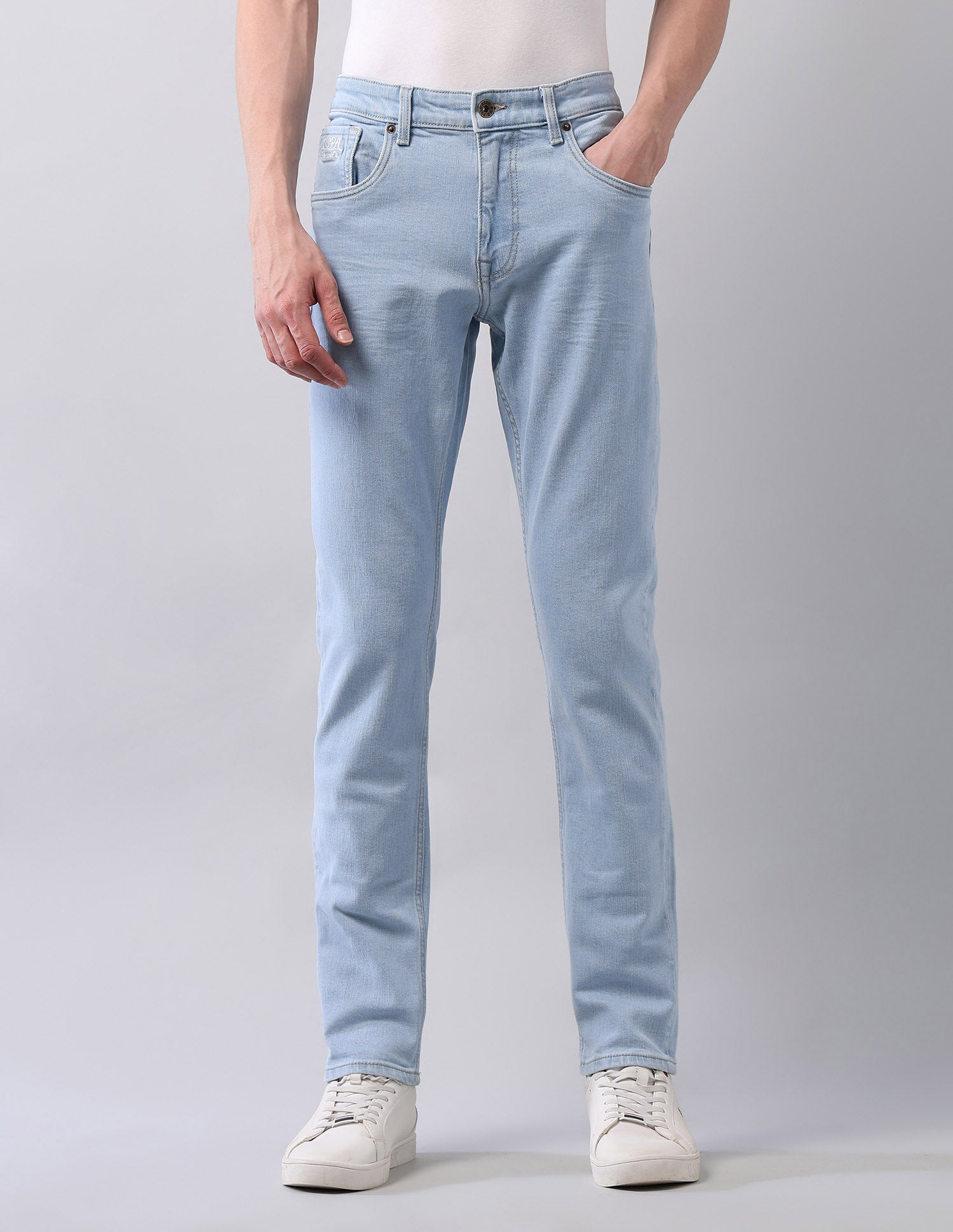 Brandon Slim Tapered Fit Blue Jeans Blue - U.S. POLO ASSN. | Large