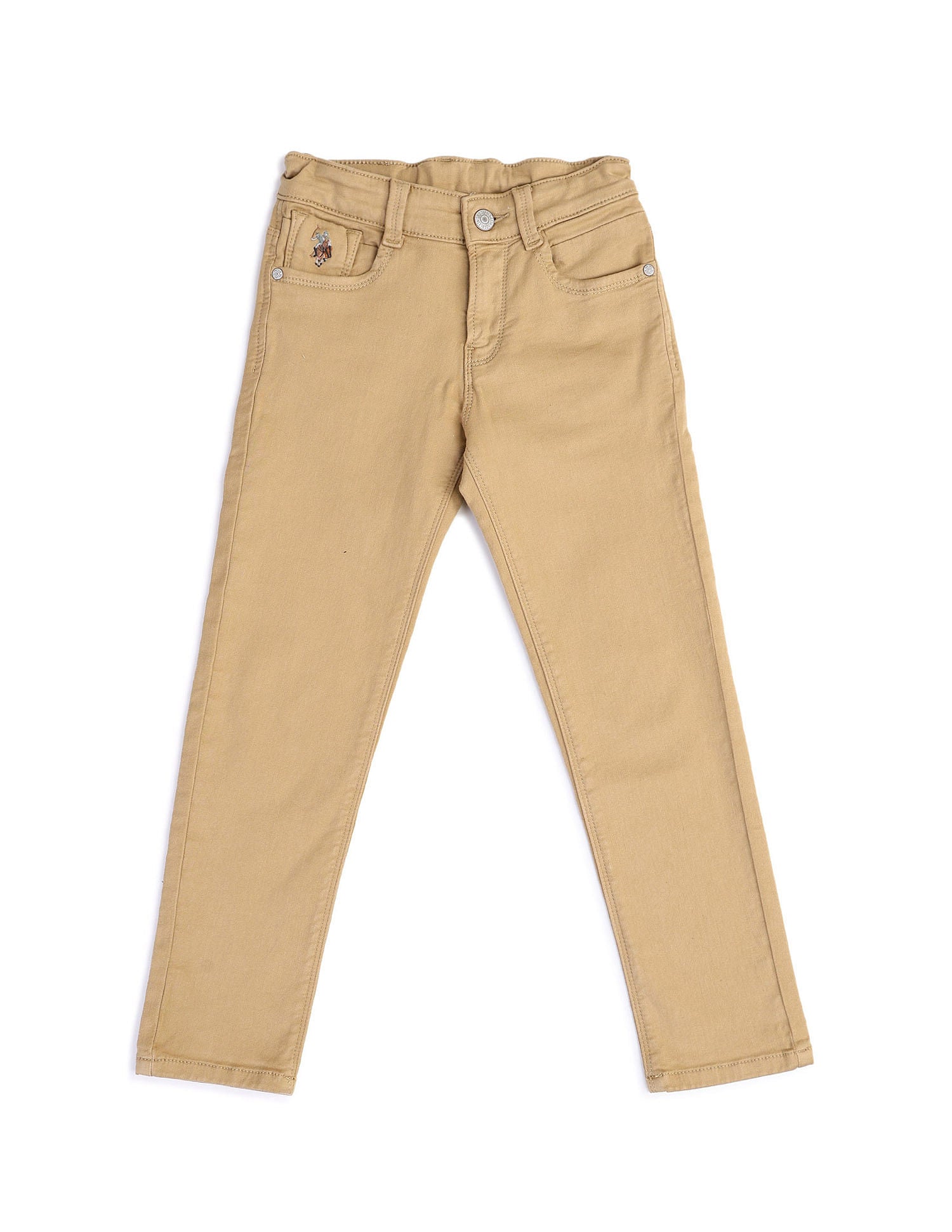 Slim fit Solid Jeans Khaki - U.S. POLO ASSN. | Large