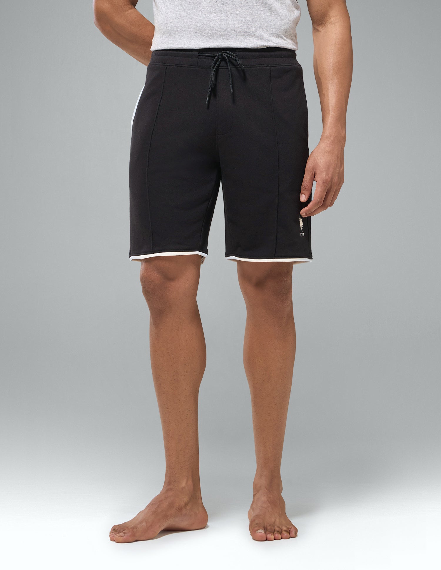 Temperature Regulating OES12 Lounge Shorts Black - U.S. Polo Assn. India | Large