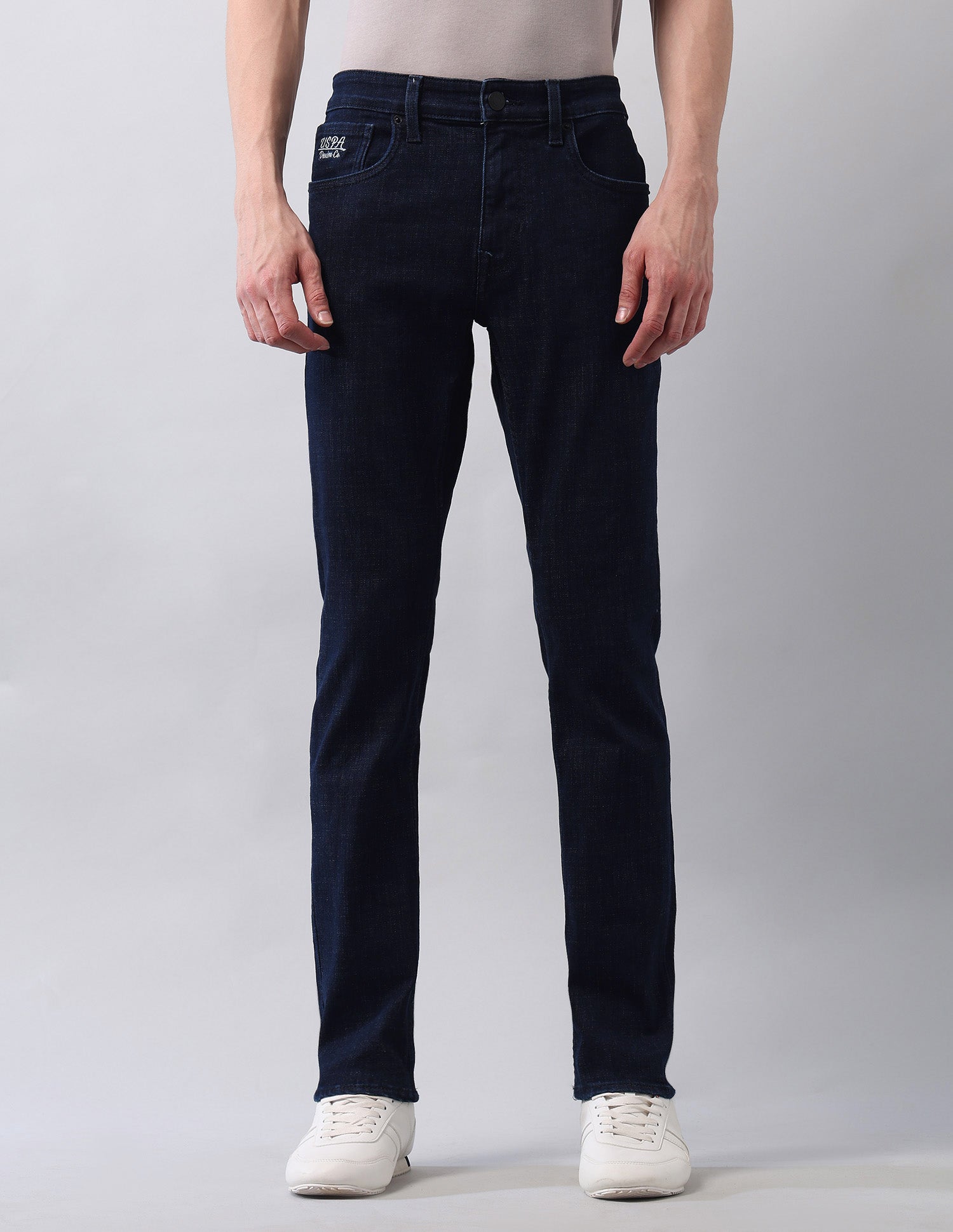 Regallo Skinny Fit Blue Jeans Blue - U.S. Polo Assn. India | Large