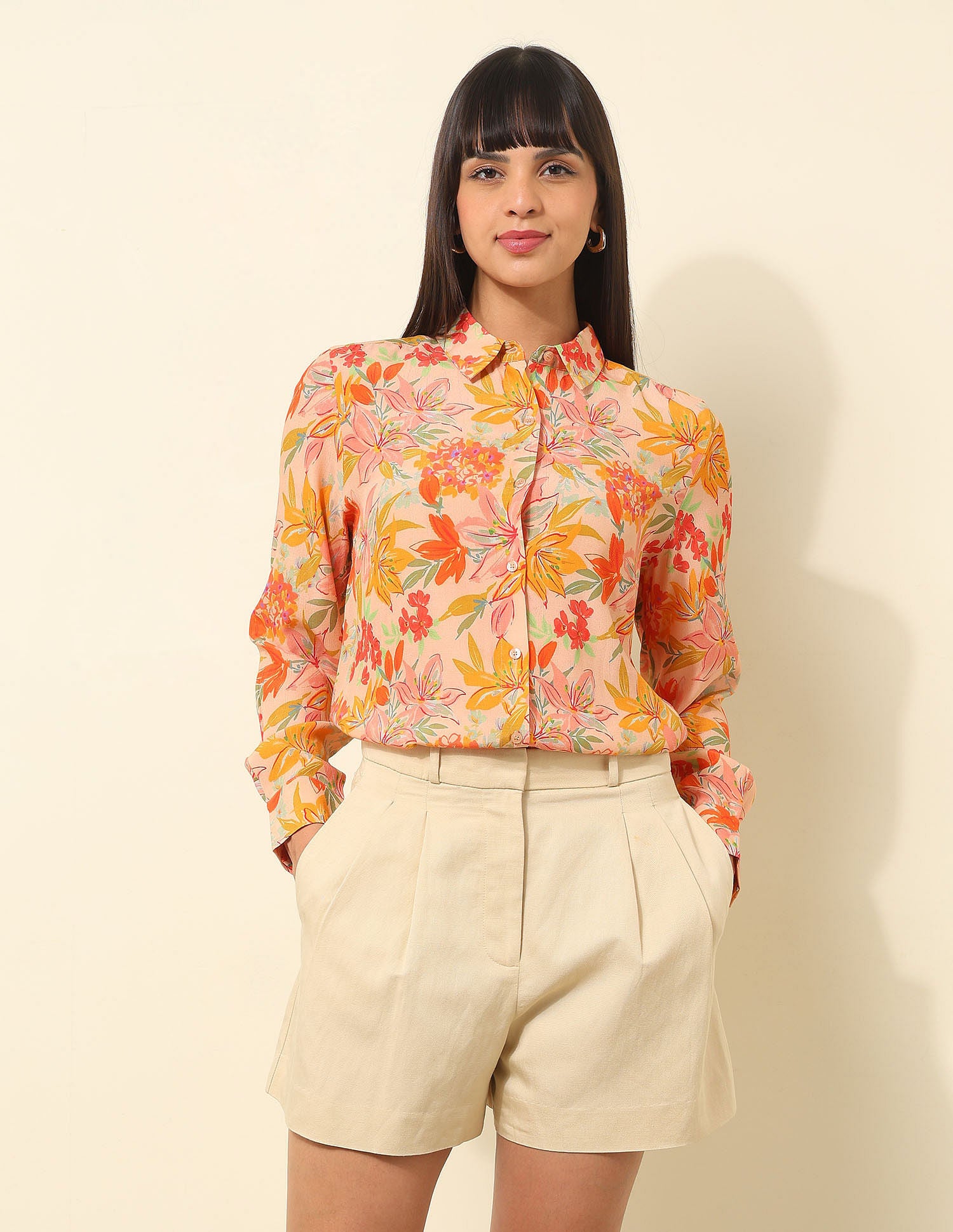 Regular Shirt With Aop Multi - U.S. Polo Assn. India | Large