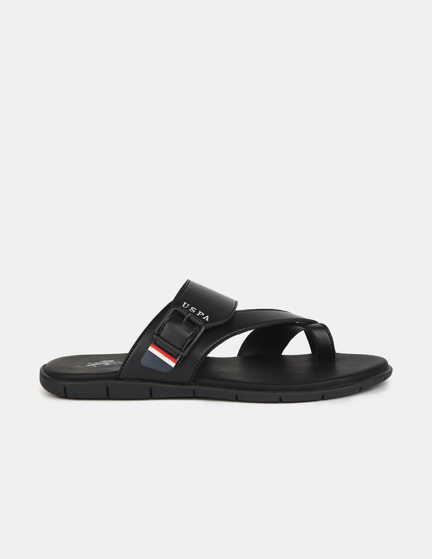 Men Angus Flip Flops Black - U.S. Polo Assn. India | Large