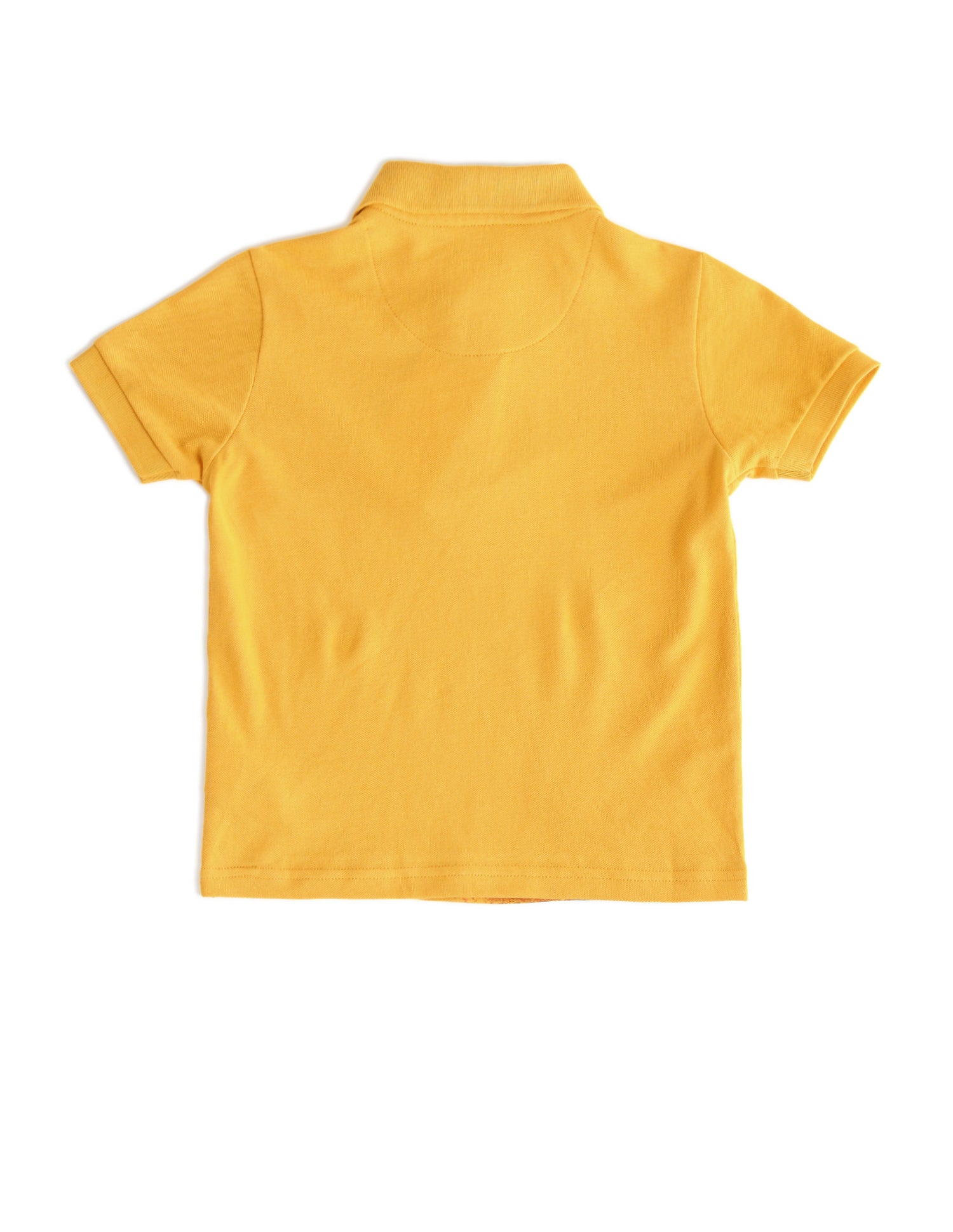 Boys Brand Printed Regular Fit Polo Shirts Mustard - U.S. POLO ASSN. | Large