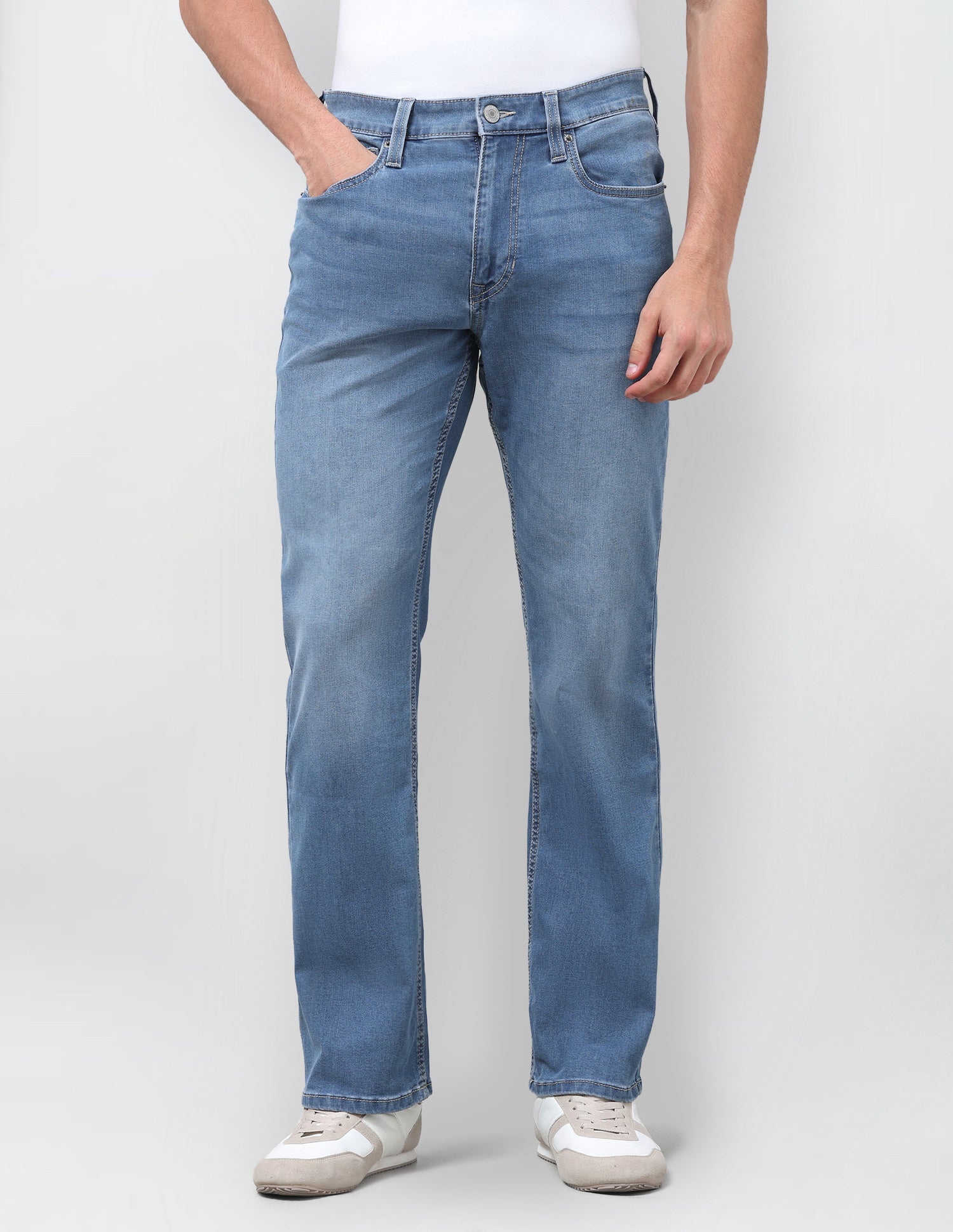 Connor Bootcut Fit Blue Jeans Light Indigo - U.S. Polo Assn. India | Large