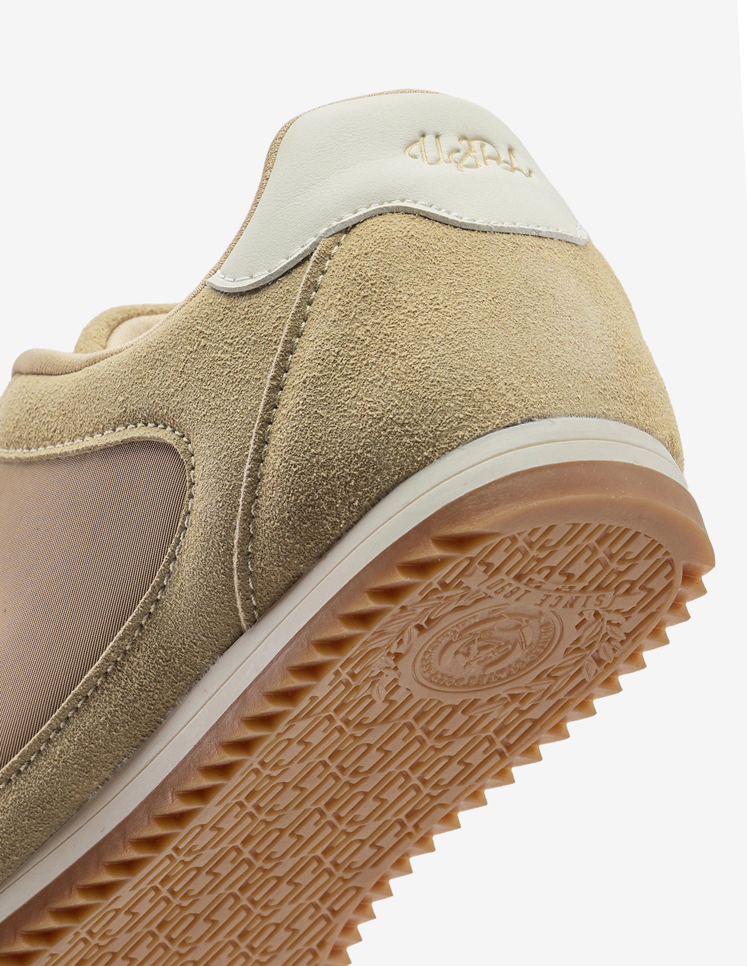 Ondine Lace-Ups Suede Sneakers Beige - U.S. Polo Assn. India | Large