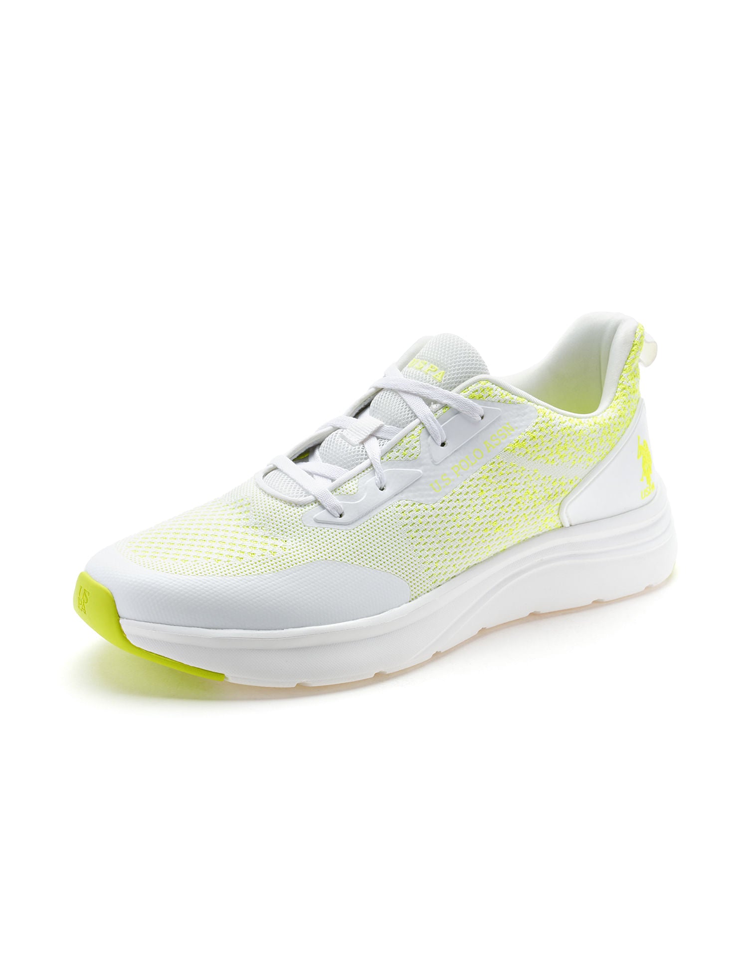 Men Peyton 3.0 Off White Uspa Sport  Sneakers White and Yellow - U.S. Polo Assn. India | Large