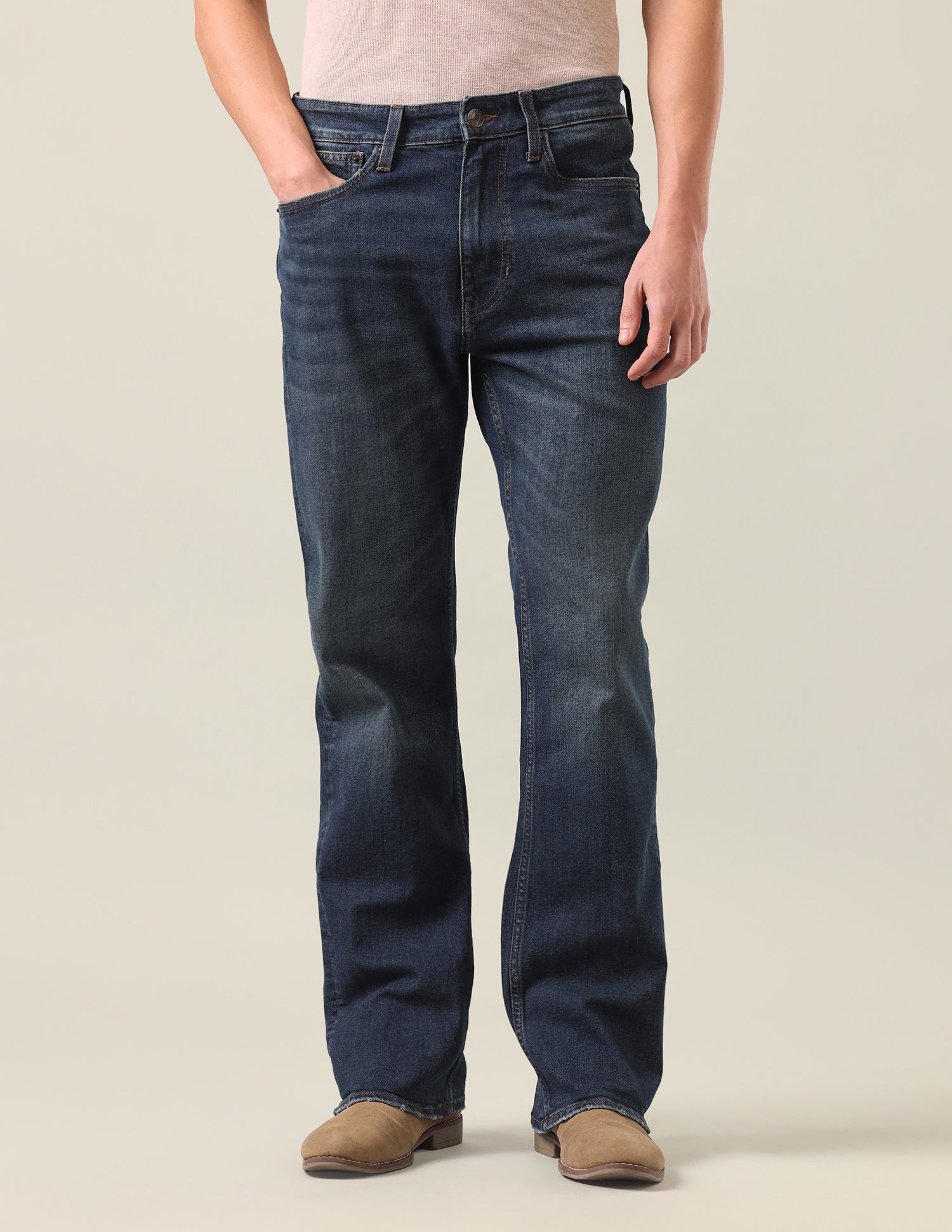 Connor Bootcut Fit Blue Jeans Dark Blue - U.S. Polo Assn. India | Large