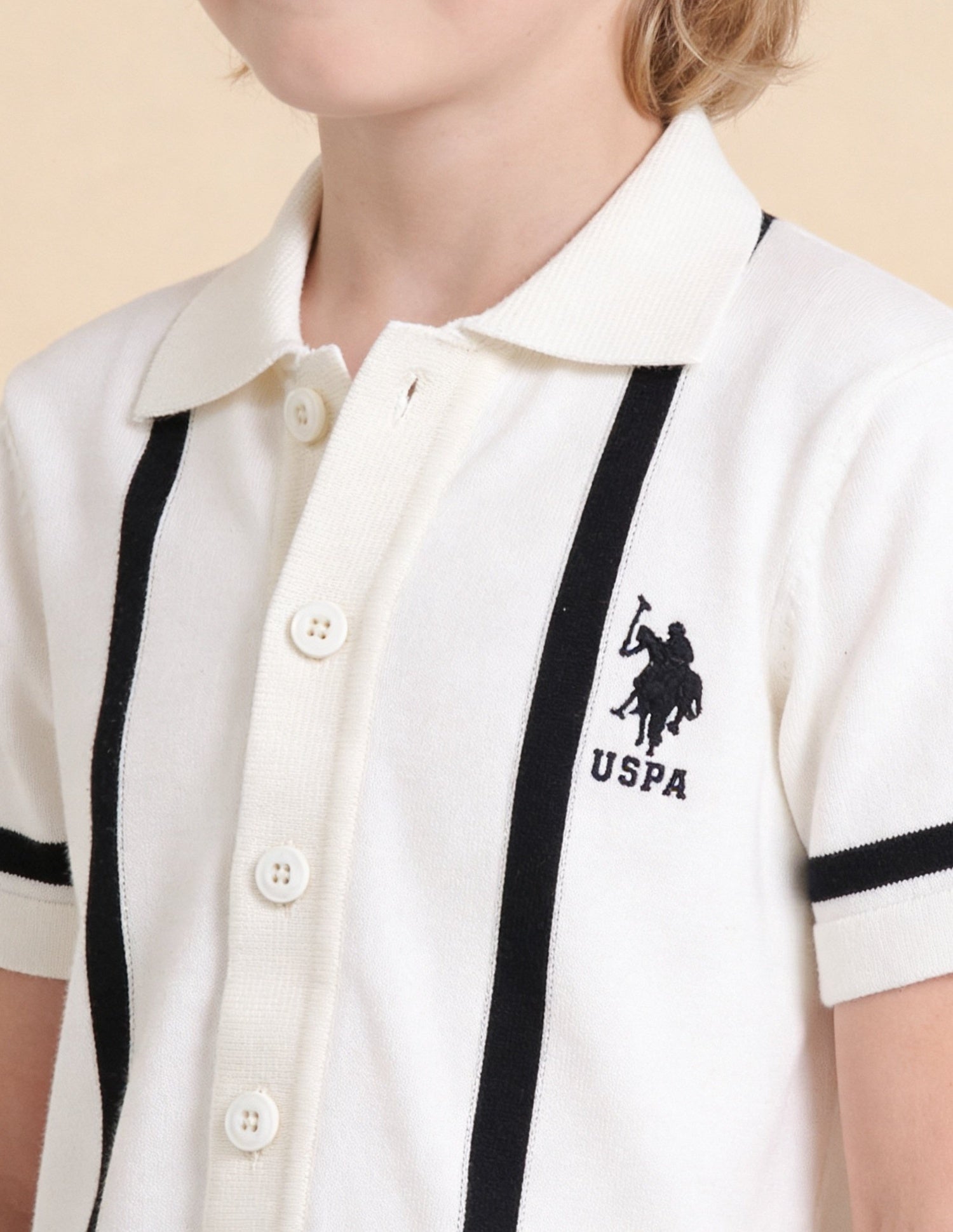 Solid Regular Fit Shirt White - U.S. Polo Assn. India | Large