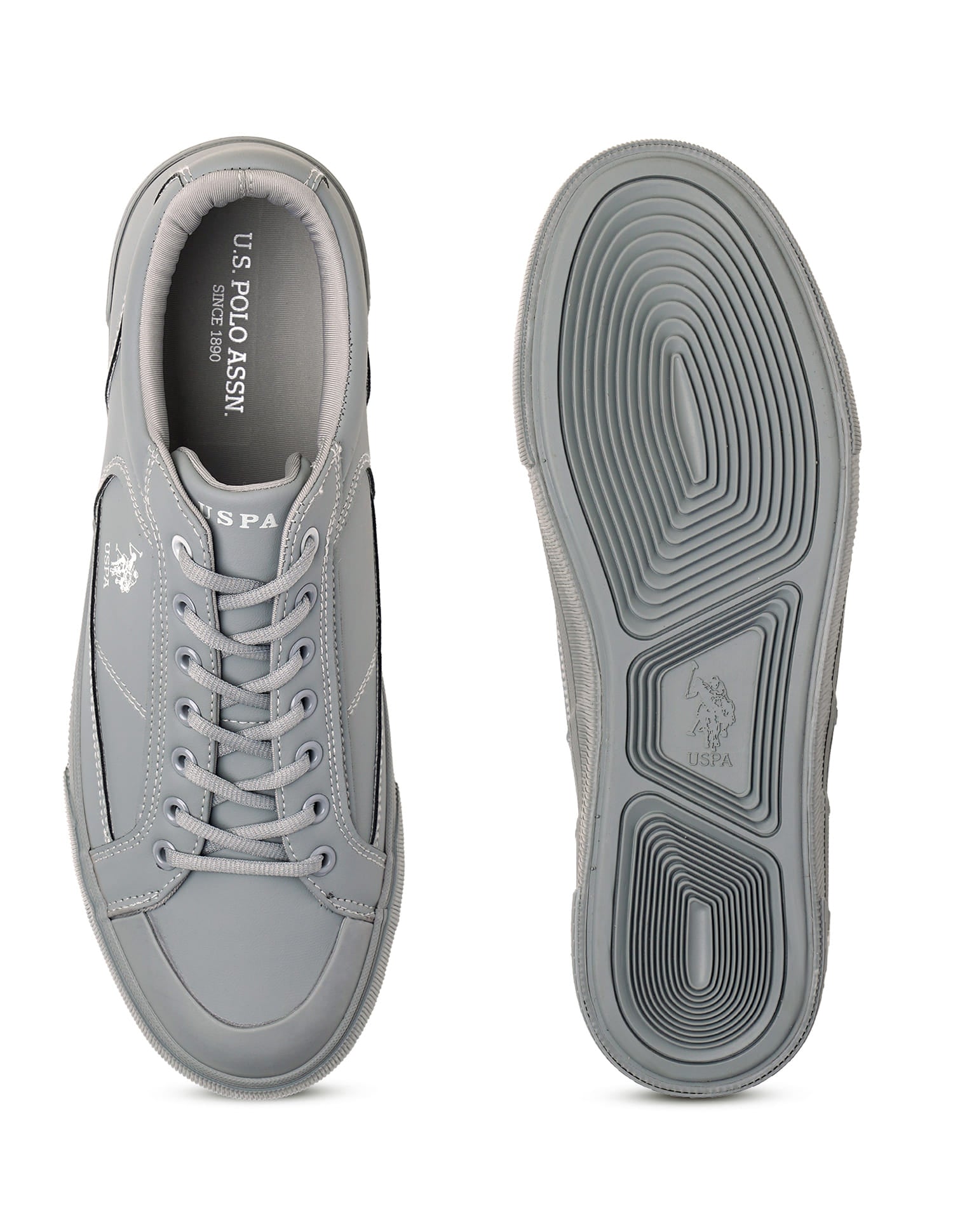 Men Lace-Ups Ruben 3.0 Sneakers Grey - U.S. Polo Assn. India | Large