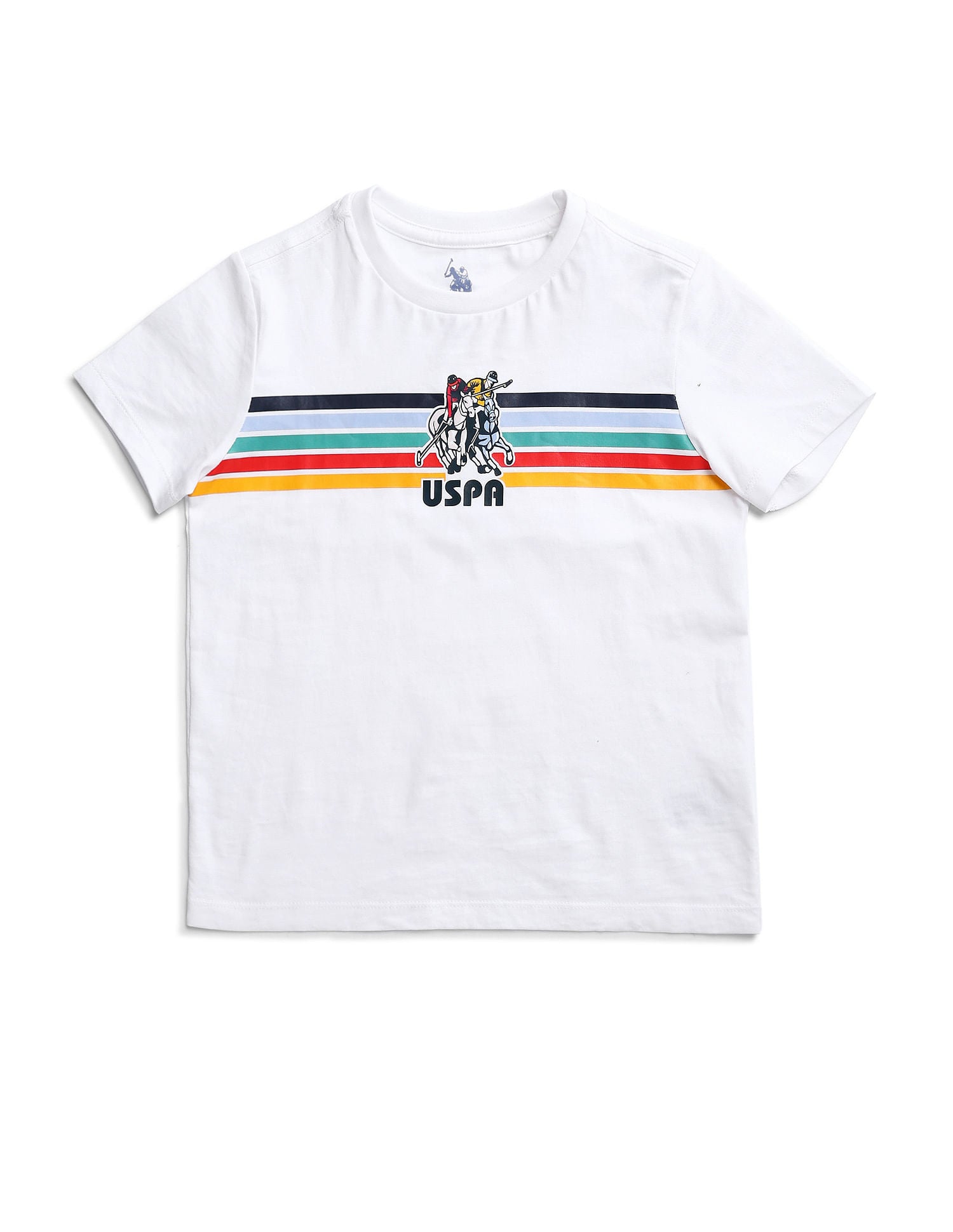 Regular fit Striped T-Shirts White - U.S. POLO ASSN. | Large