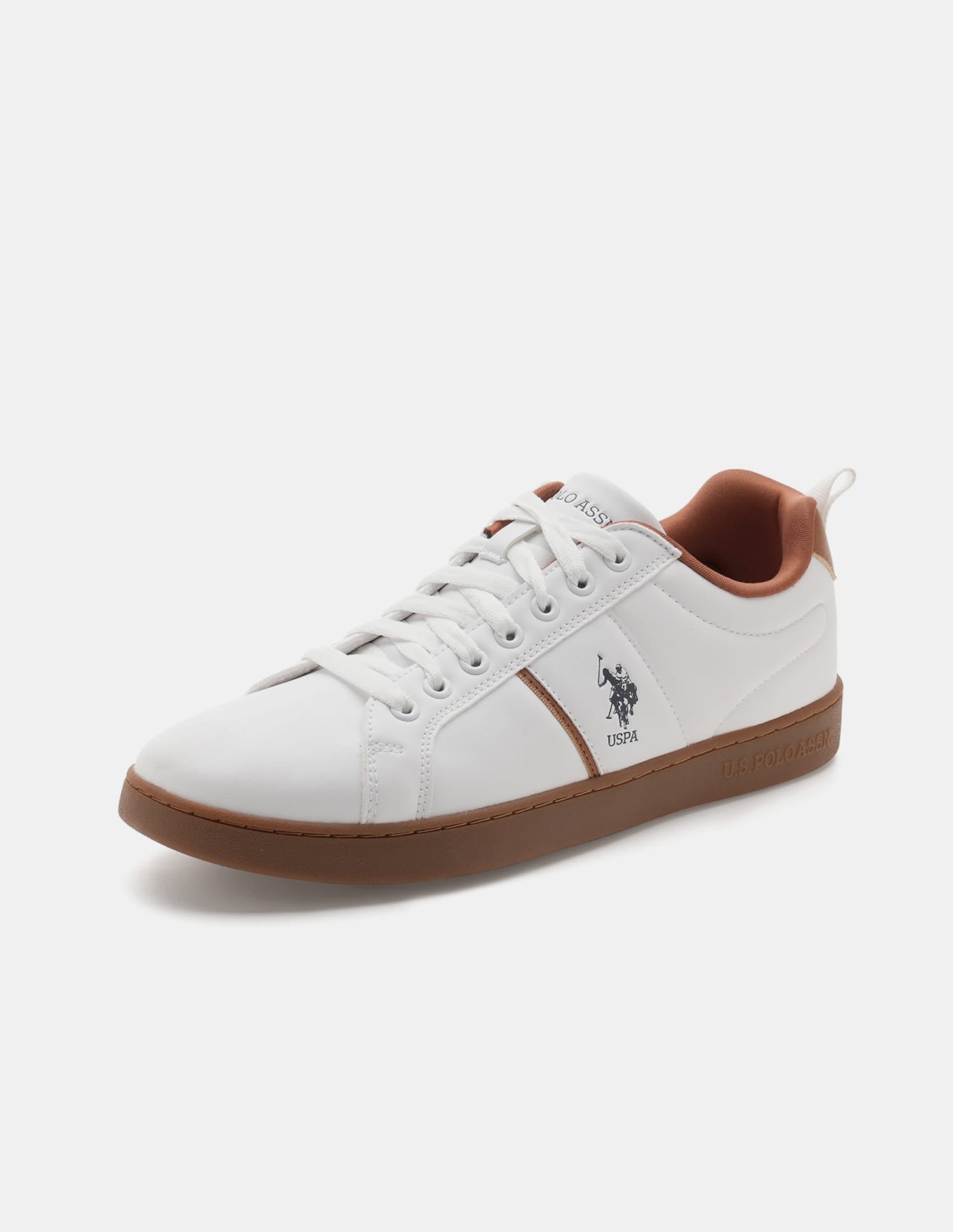 Men Dorim 2.0 Solid Sneakers Off White - U.S. Polo Assn. India | Large
