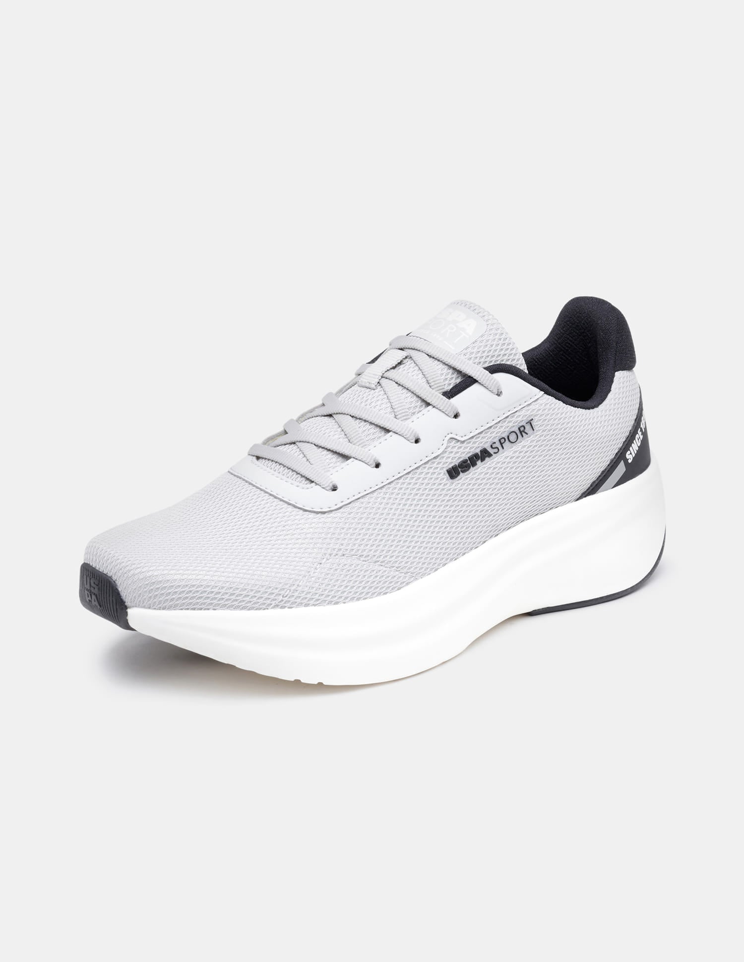 Men Grey Ryder Uspa Sport Sneakers Grey - U.S. Polo Assn. India | Large
