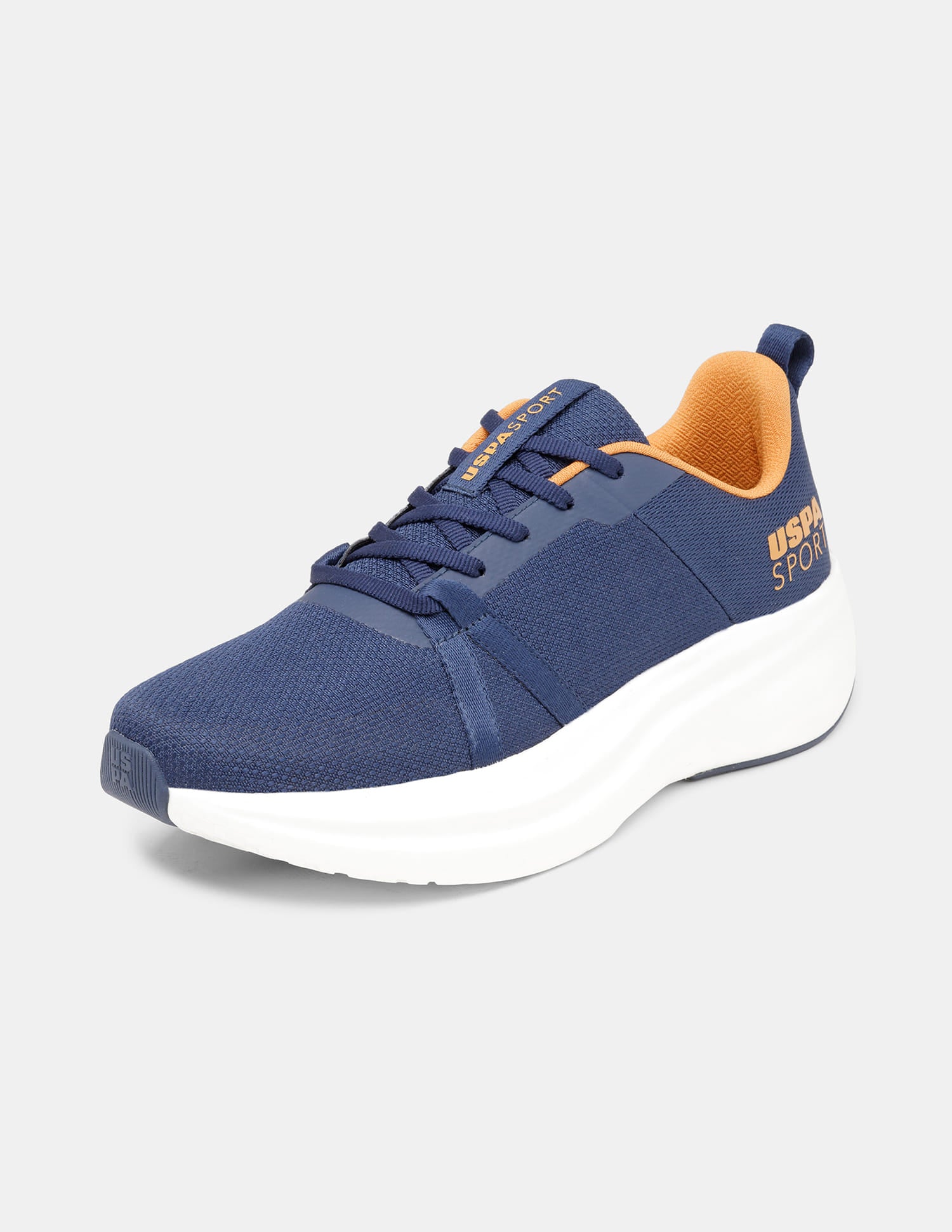 Men Blue Lance Uspa Sport Sneakers Navy - U.S. Polo Assn. India | Large