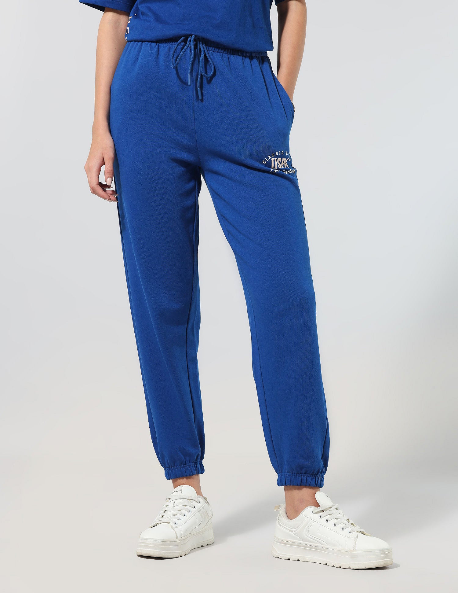 Cargo Fit Lounge Trousers Blue - U.S. POLO ASSN. | Large