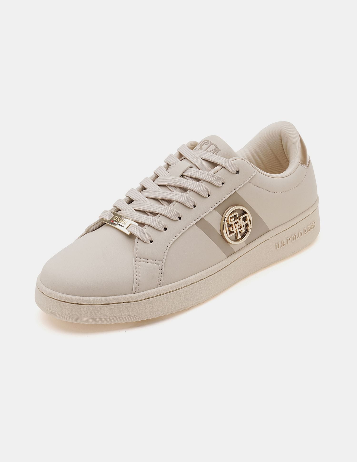 Women Emery 3.0 Colour Blocked Sneakers Nude - U.S. POLO ASSN. | Large