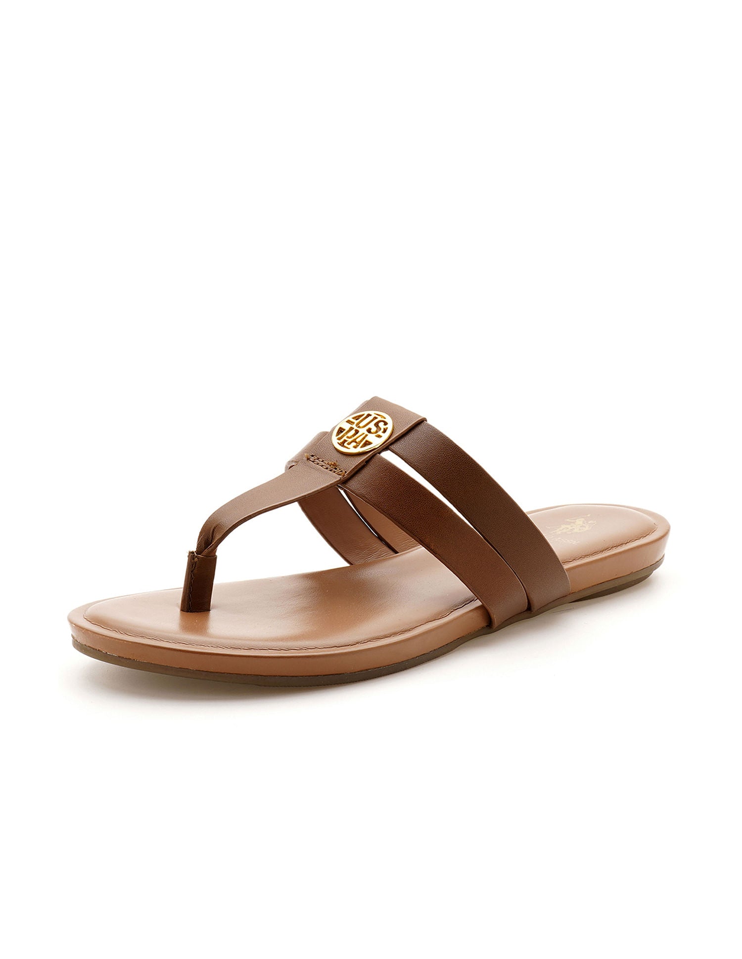 Women Micky Solid Flats Tan - U.S. POLO ASSN. | Large