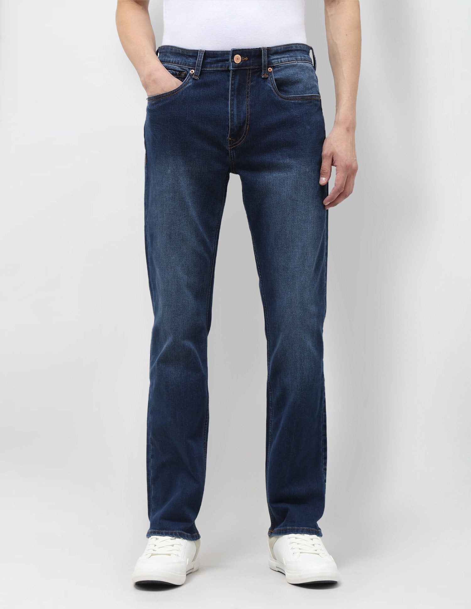 Harold Slim Straight Fit Blue Jeans Indigo - U.S. POLO ASSN. | Large