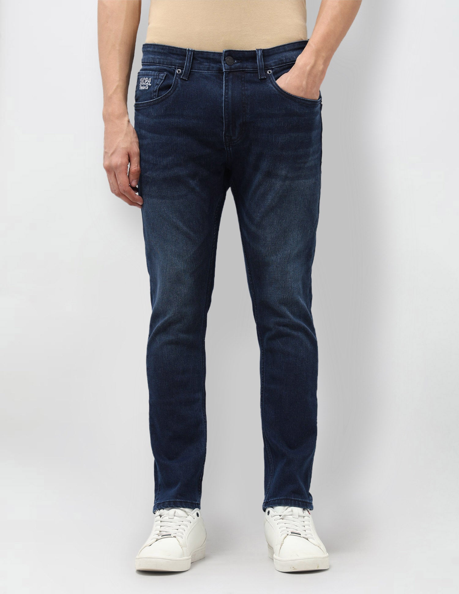 Henry Tapered Fit Blue Jeans Blue - U.S. POLO ASSN. | Large