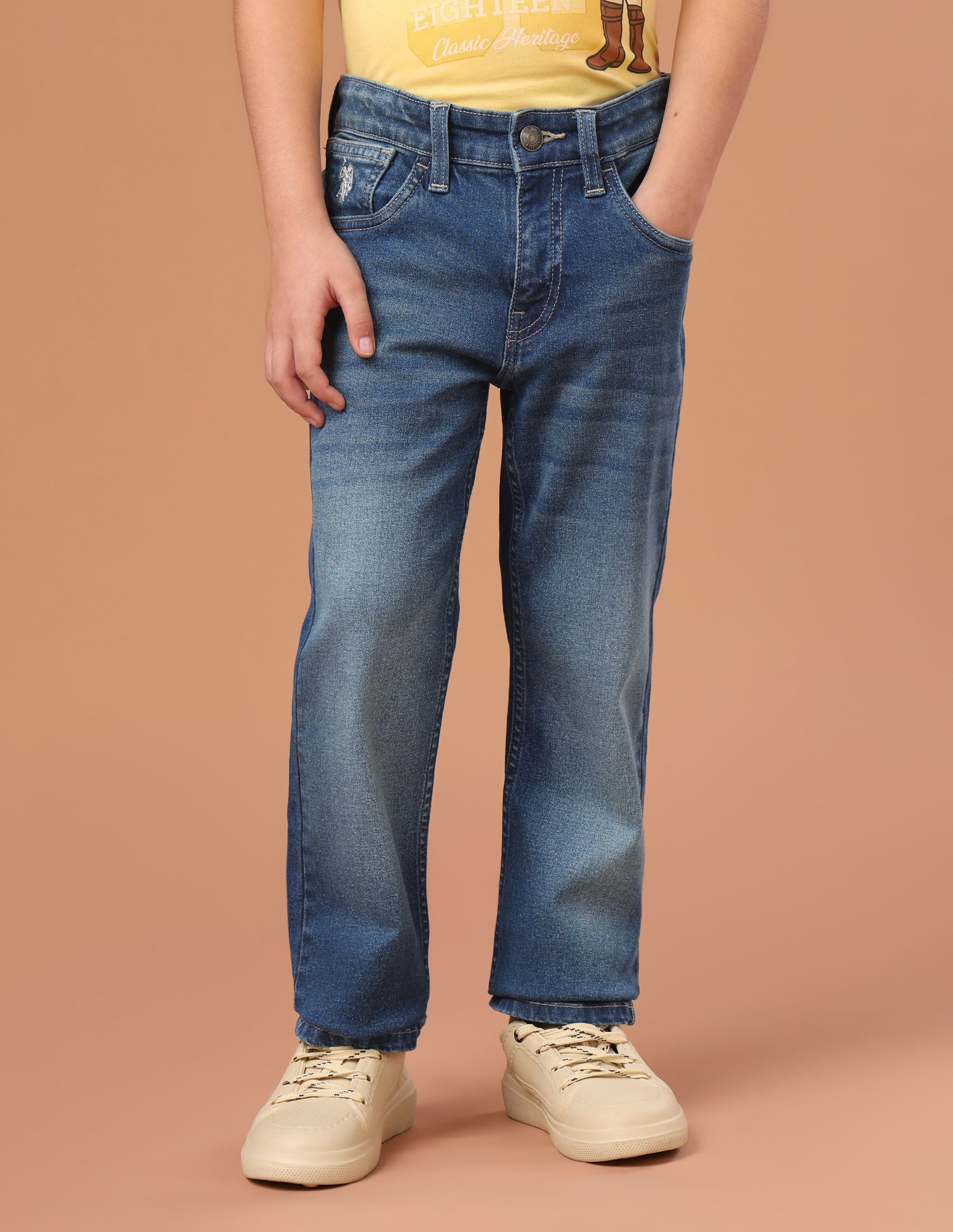 Harold Slim Straight Blue Jeans Indigo - U.S. Polo Assn. India | Large