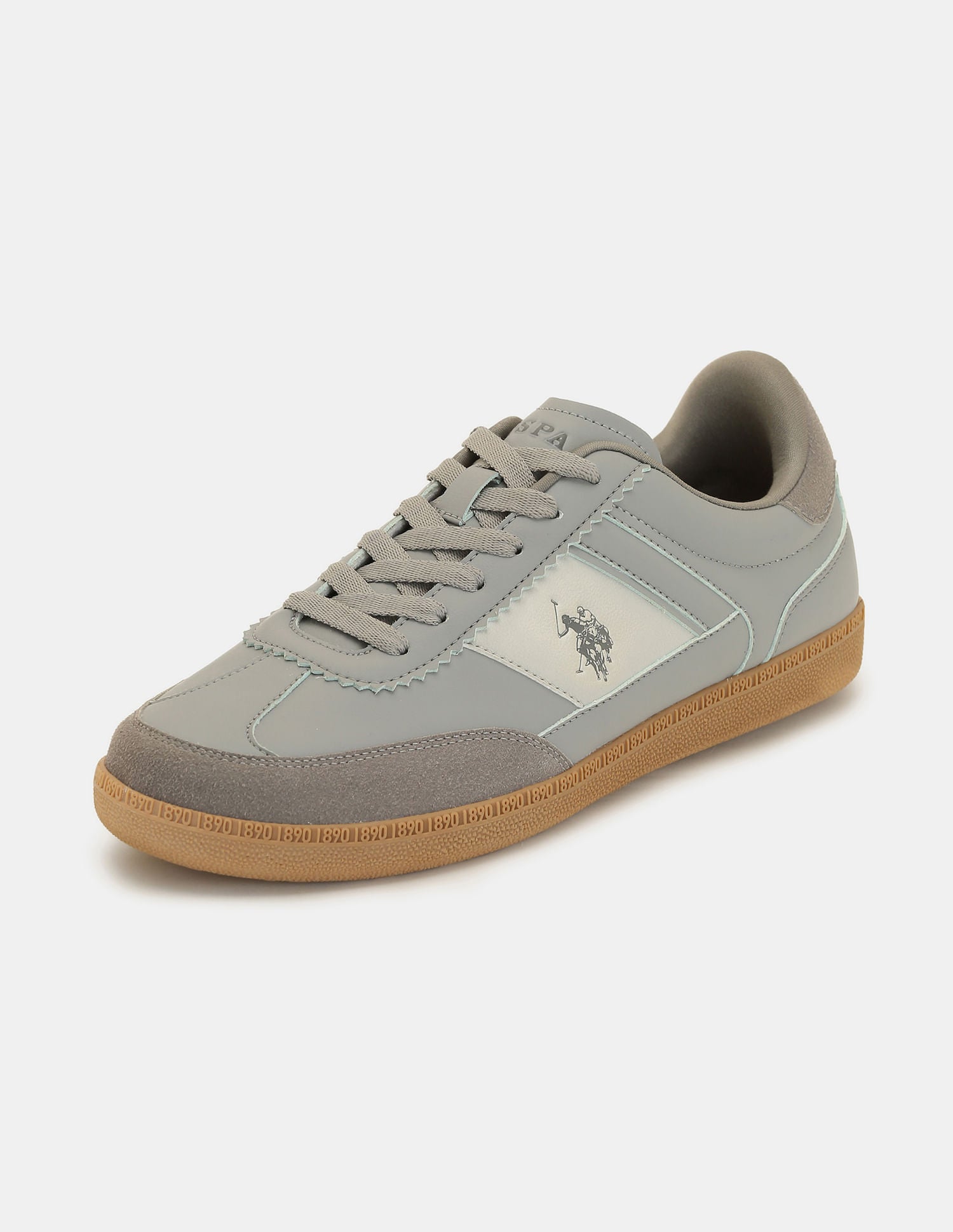 Men Gaffer Colourblocked Sneakers Grey - U.S. POLO ASSN. | Large