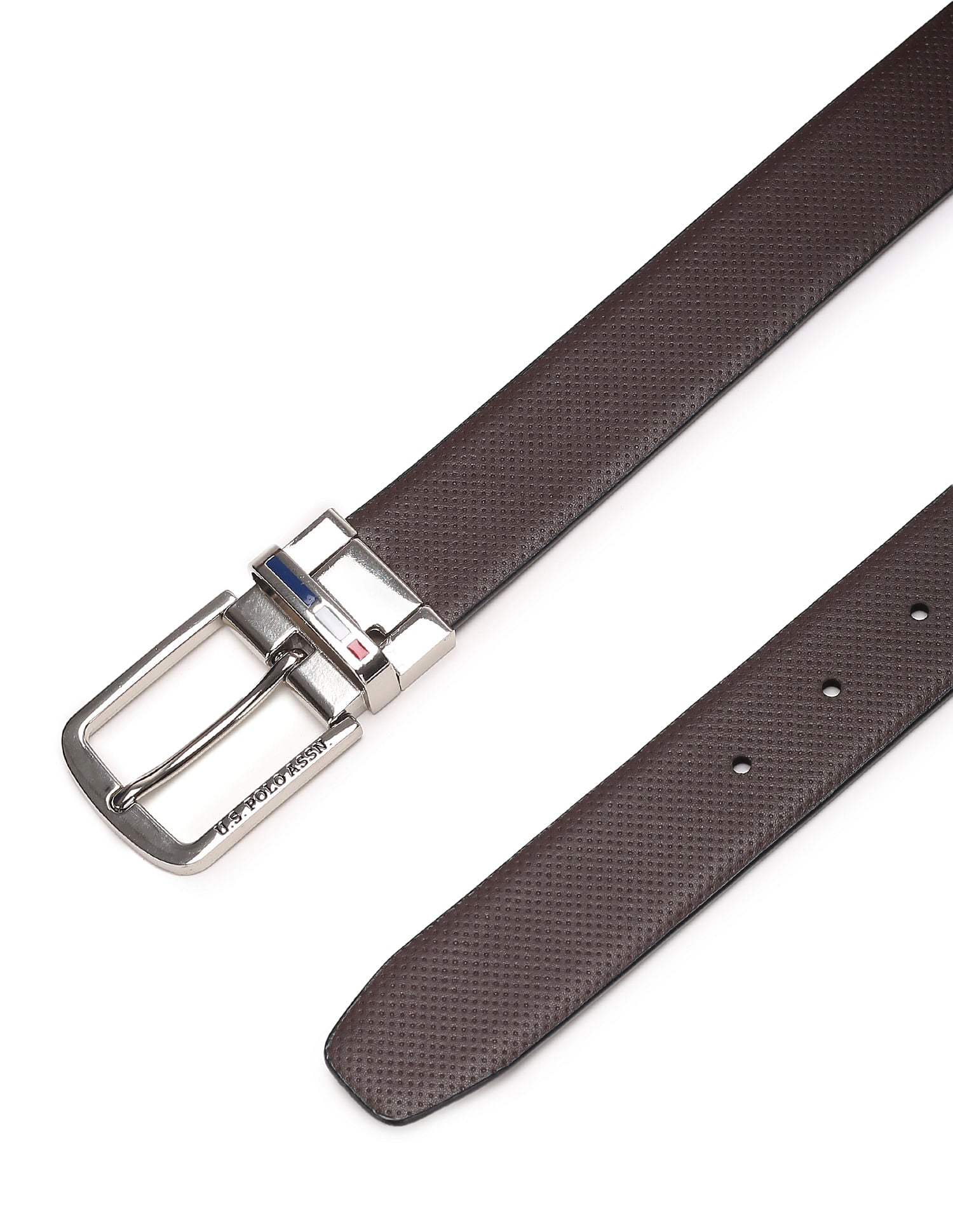 Leather Reversible Belt Black and Brown - U.S. POLO ASSN. | Large