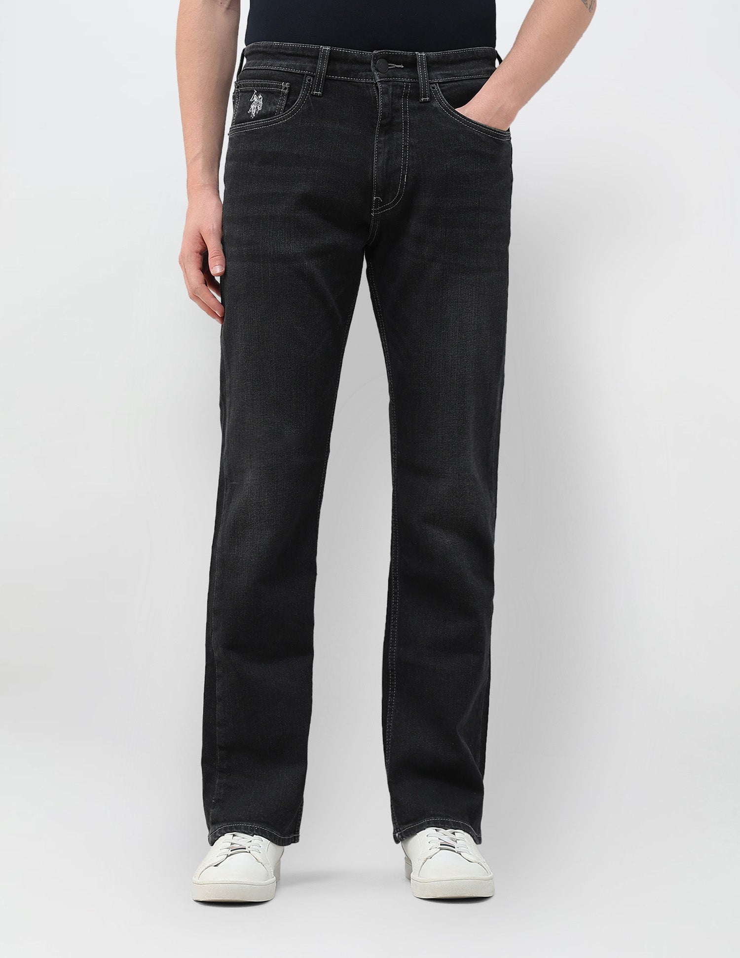 Connor Boot Cut Blue Jeans Charcoal-Grey - U.S. POLO ASSN. | Large