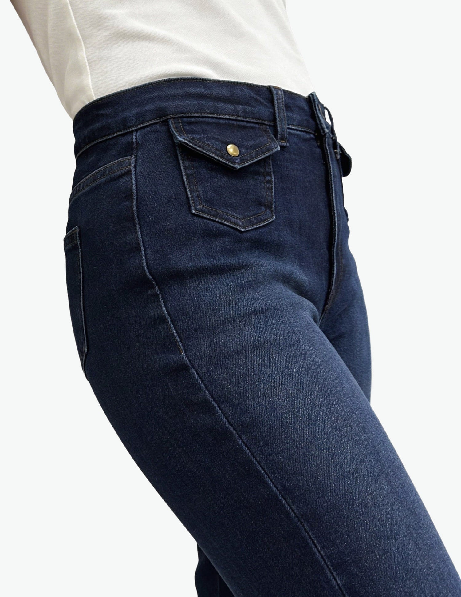 High Rise Bootcut Jeans Blue - U.S. Polo Assn. India | Large