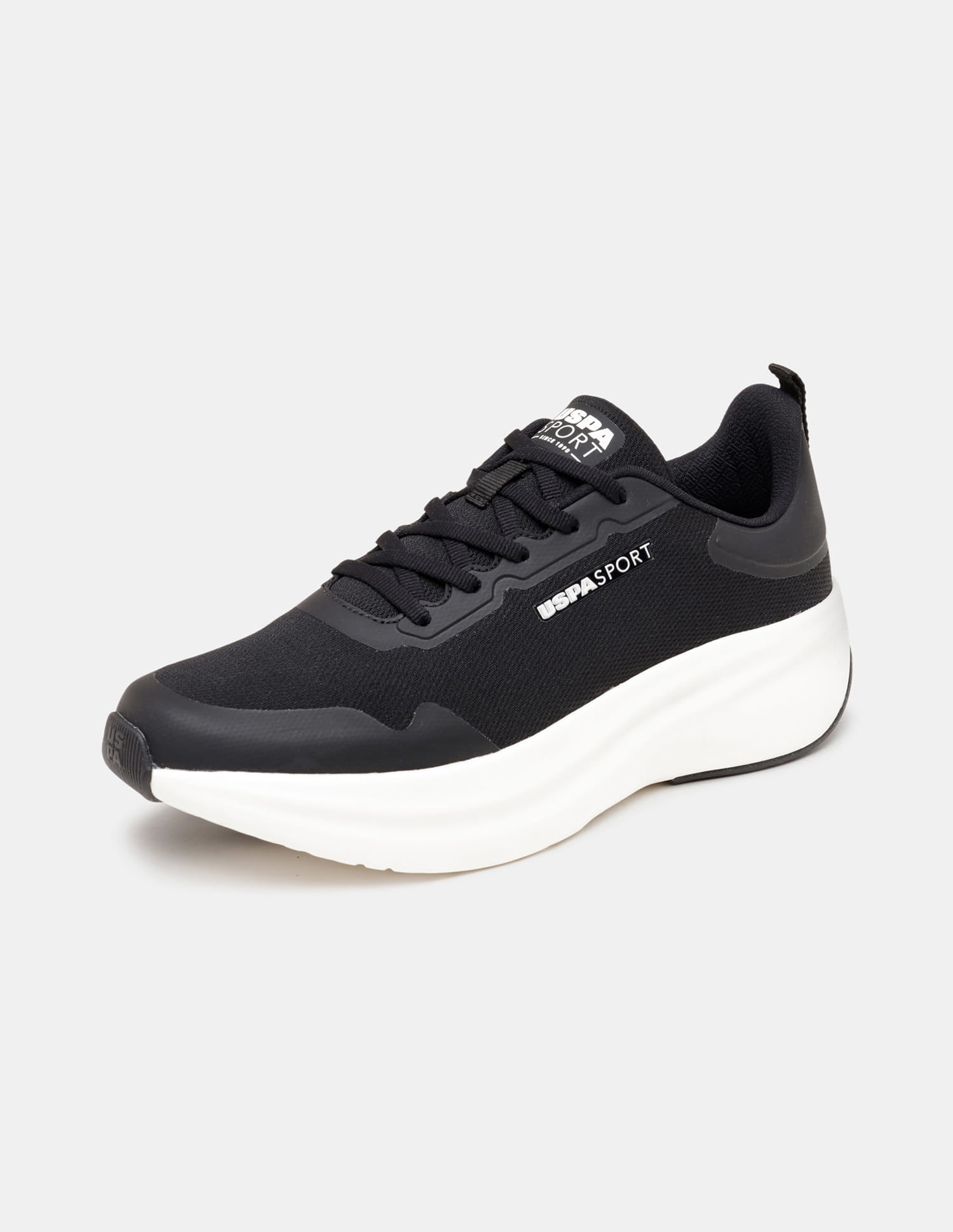 Men Black Blaze Uspa Sport Sneakers Black - U.S. Polo Assn. India | Large