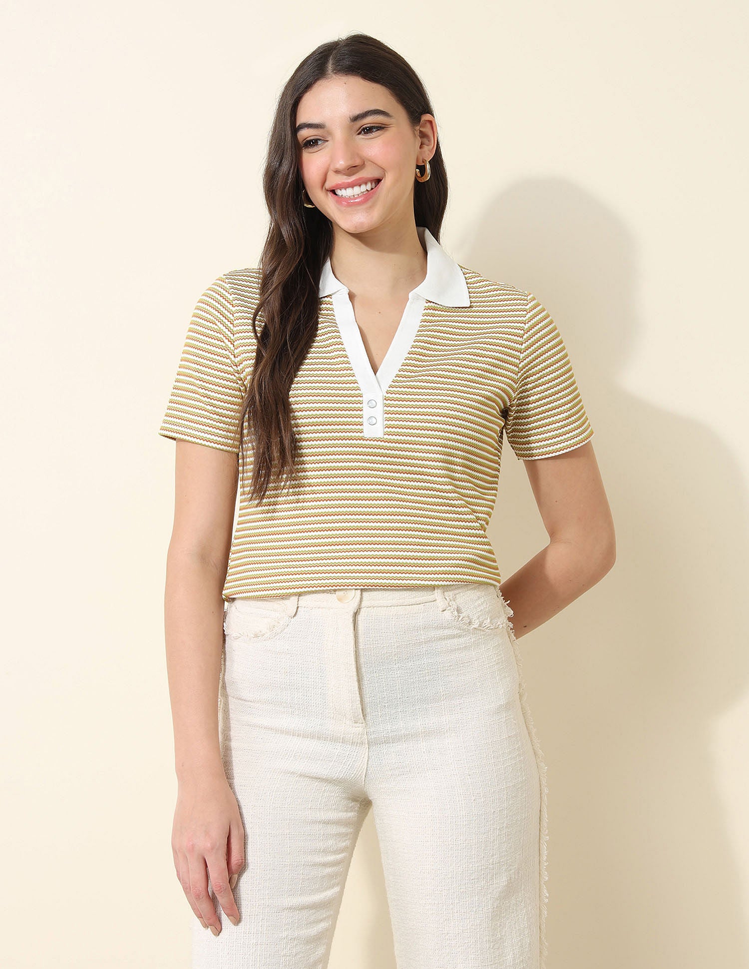 Relaxed Fit Striped Polo Shirt Multi - U.S. Polo Assn. India | Large