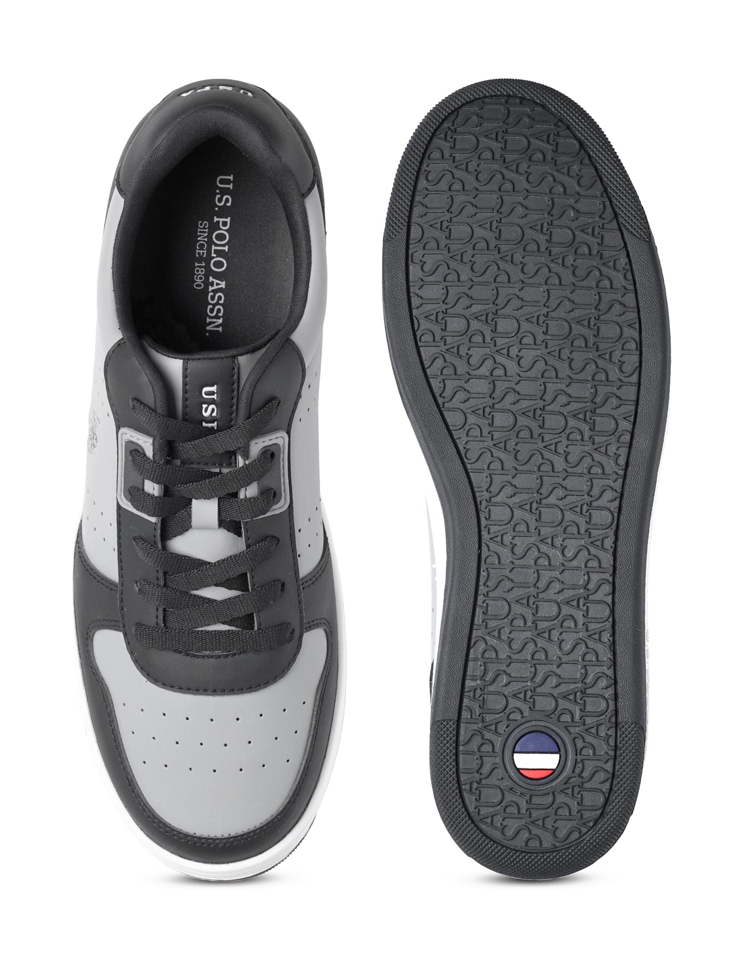 Men Oakley 2.0 Colourblocked Sneakers Black - U.S. Polo Assn. India | Large