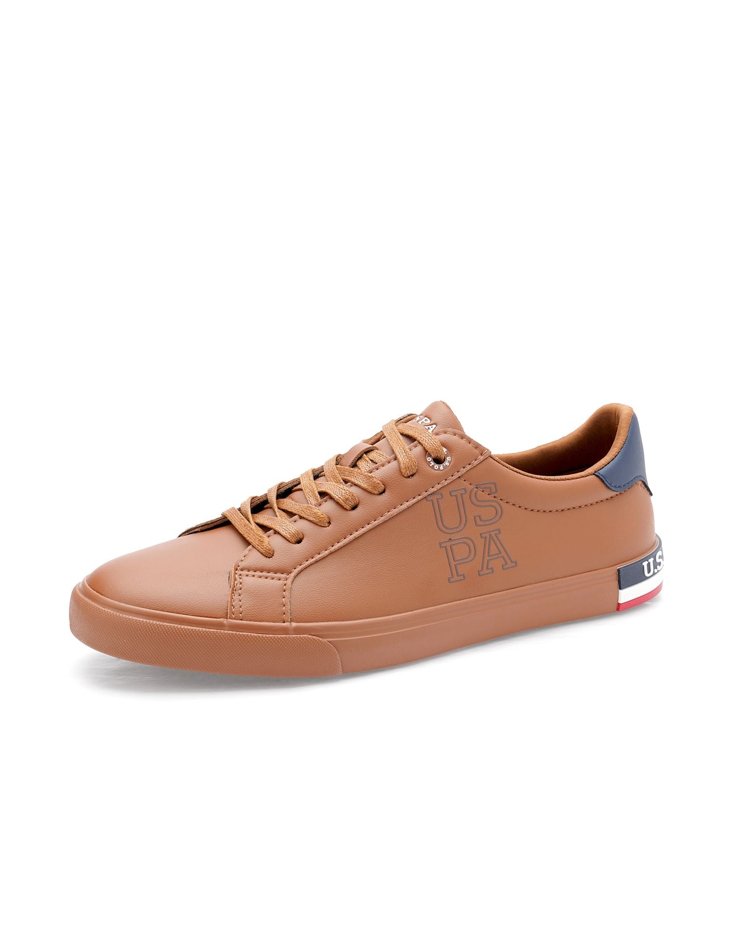 Men Lace Up Ramus Sneakers Tan - U.S. POLO ASSN. | Large