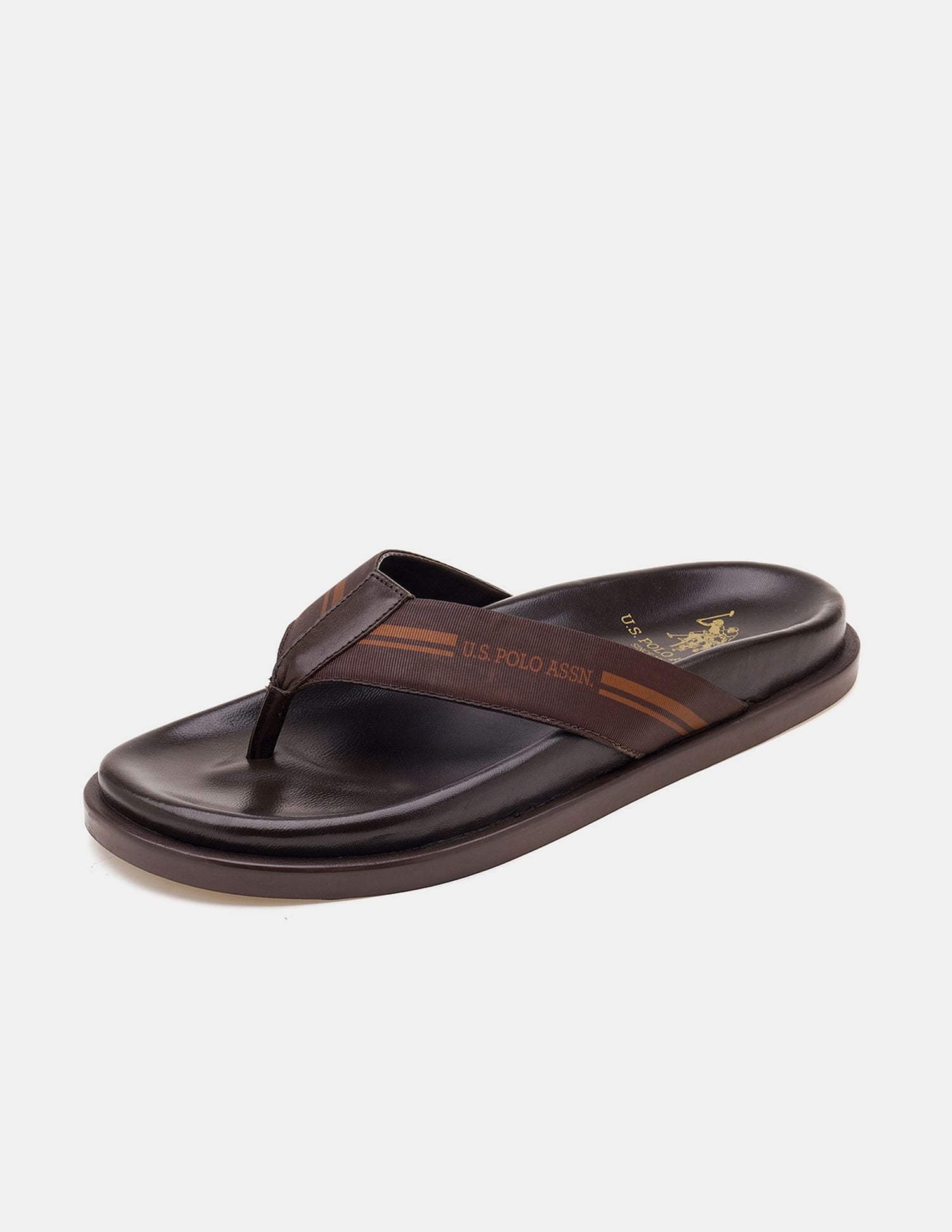 Men Paul Slippers Brown - U.S. POLO ASSN. | Large
