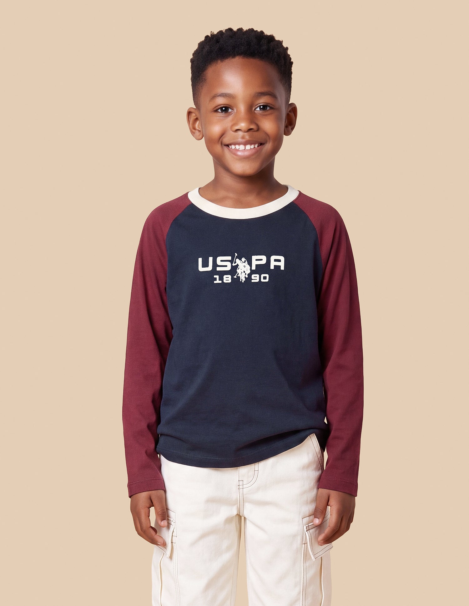 Brand Printed Regular Fit T-Shirt Navy - U.S. Polo Assn. India | Large