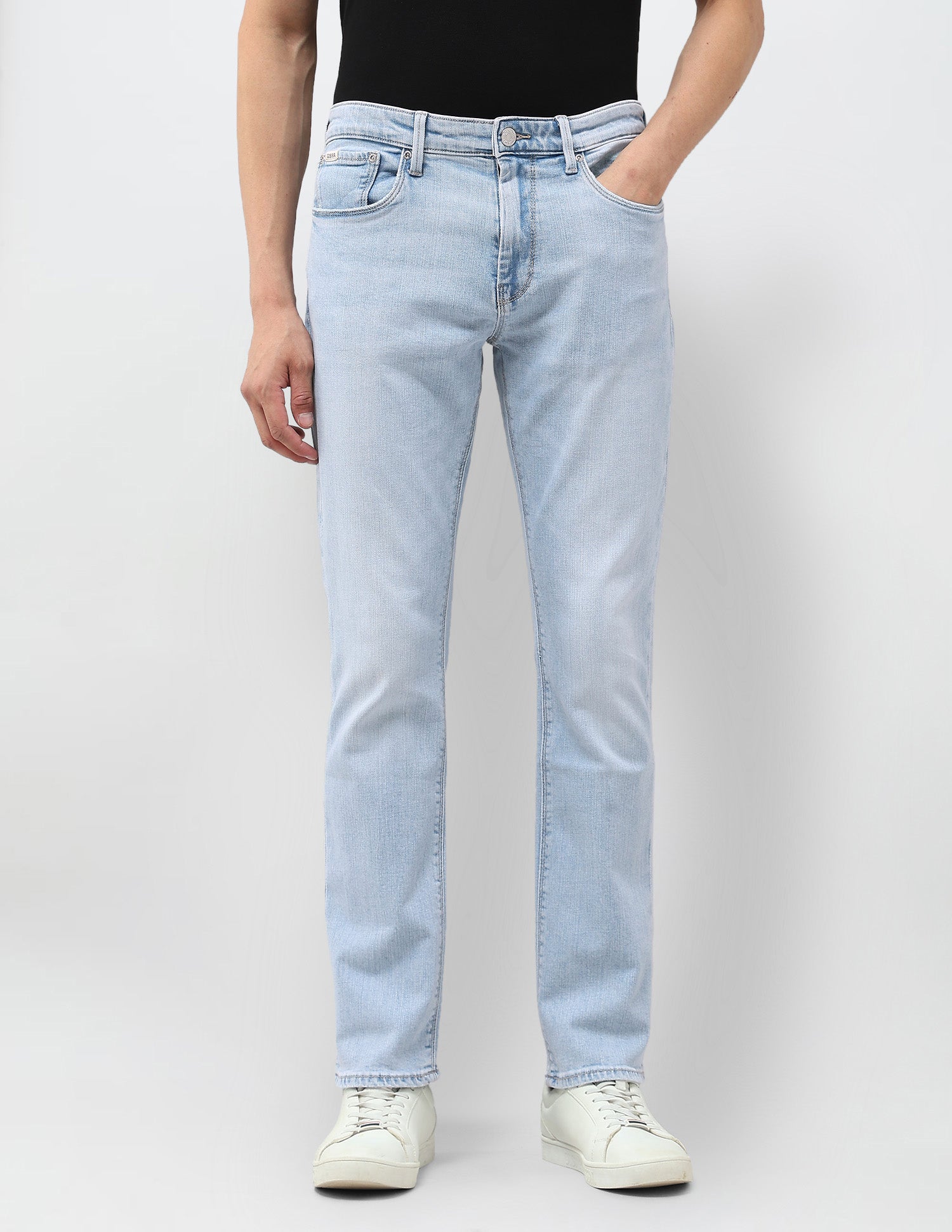 Harold Slim Straight Fit Blue Jeans Blue - U.S. POLO ASSN. | Large